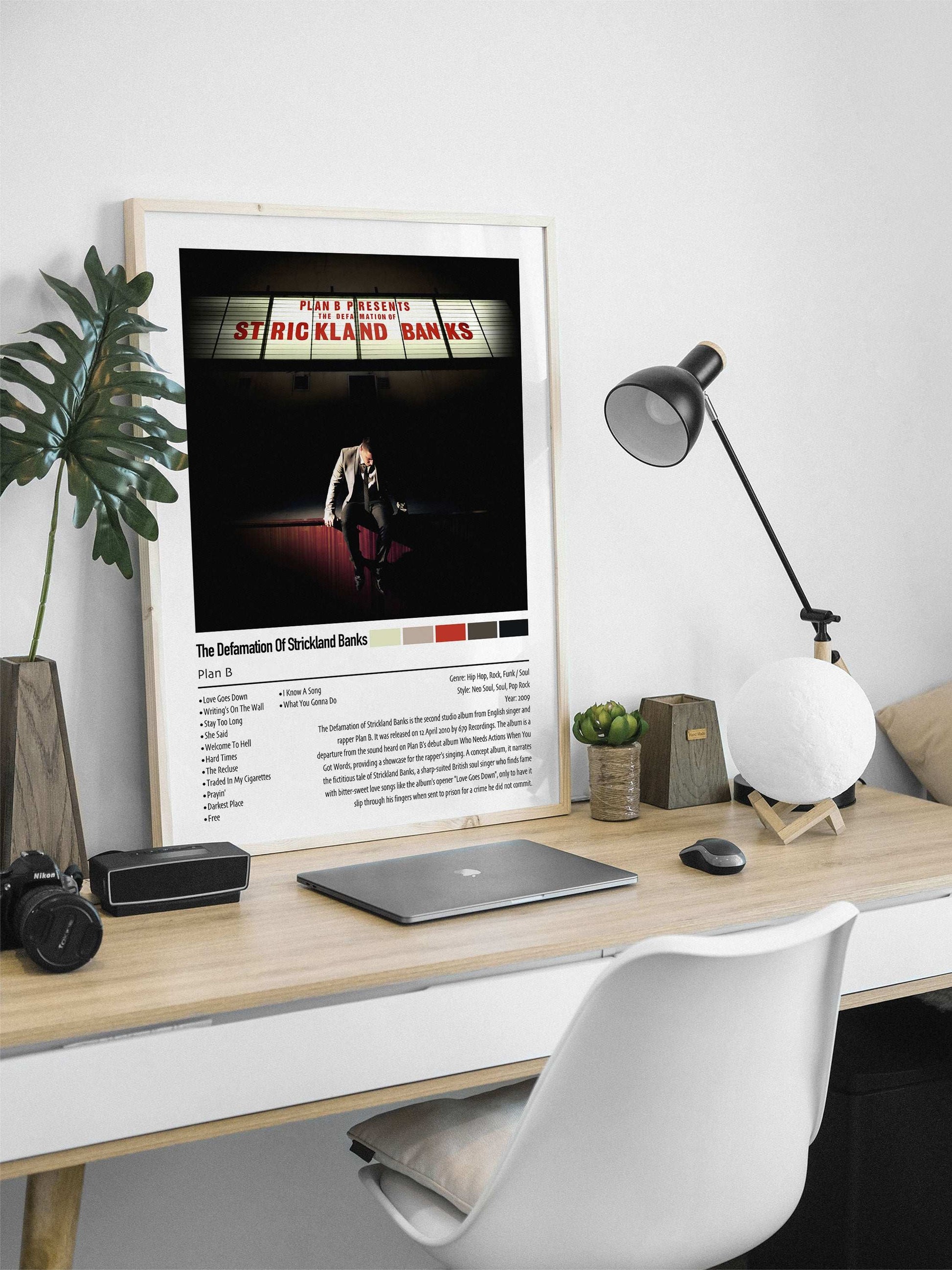 Plan B | The Defamation Of Strickland Banks | Custom Album Cover Poster Print