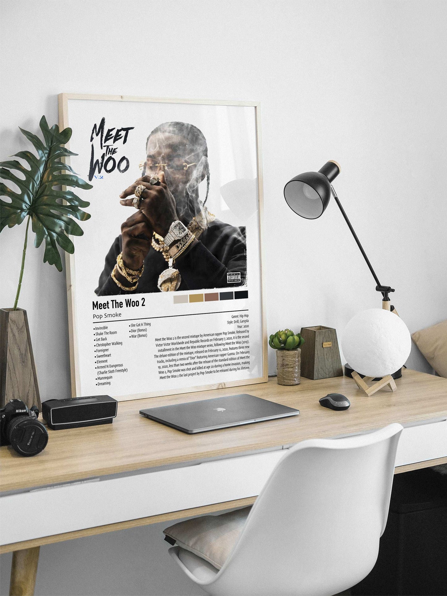 Pop Smoke | Meet The Woo 2 | Custom Album Cover Poster Print