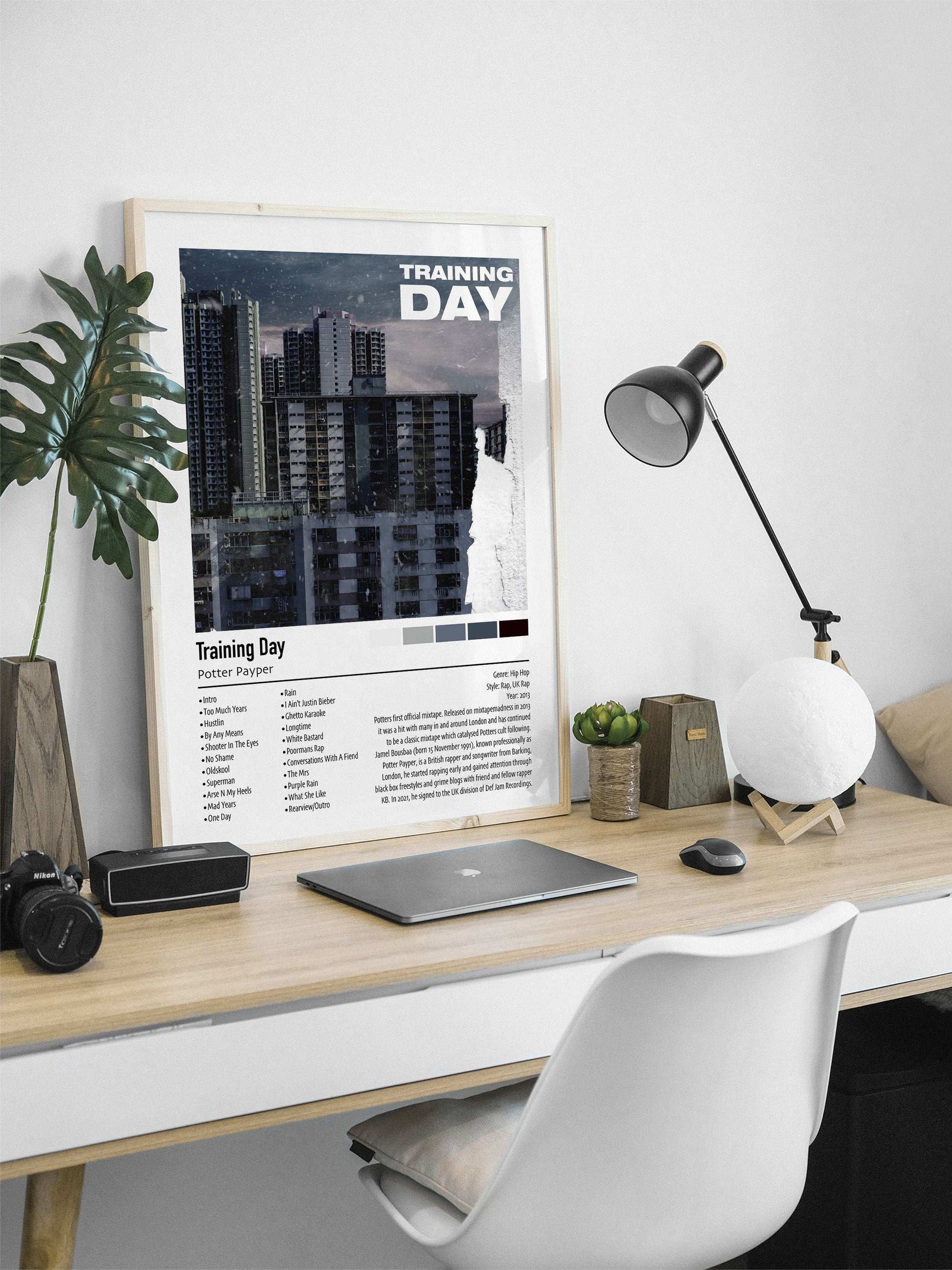 Potter Payper | Training Day | Custom Album Cover Poster Print