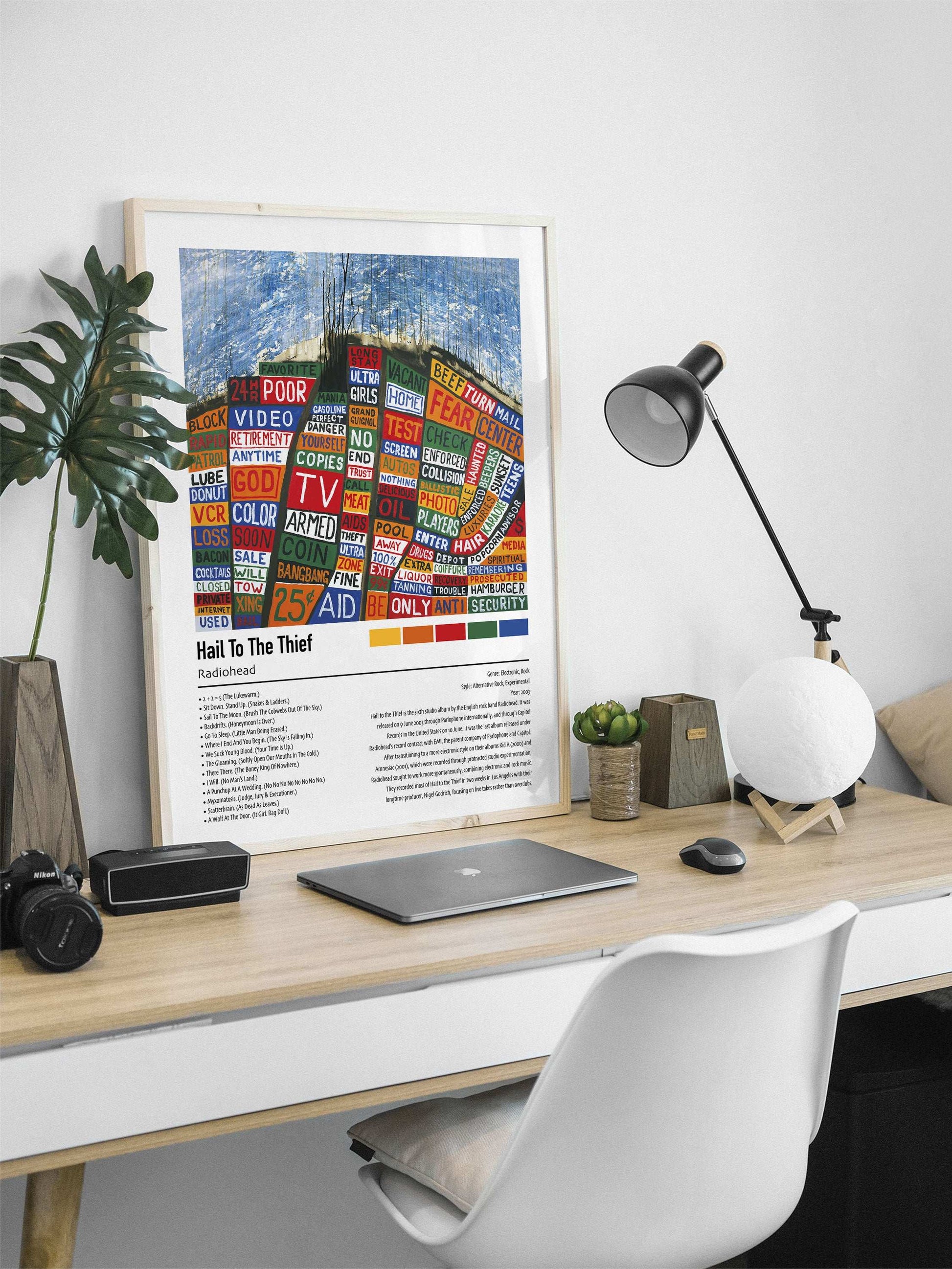 Radiohead | Hail To The Thief | Custom Album Cover Poster Print