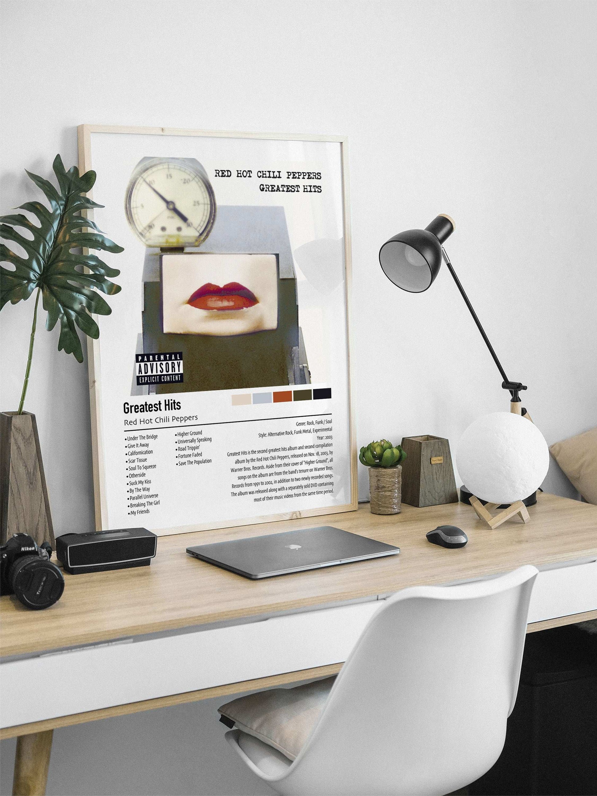 Red Hot Chili Peppers | Greatest Hits | Custom Album Cover Poster Print