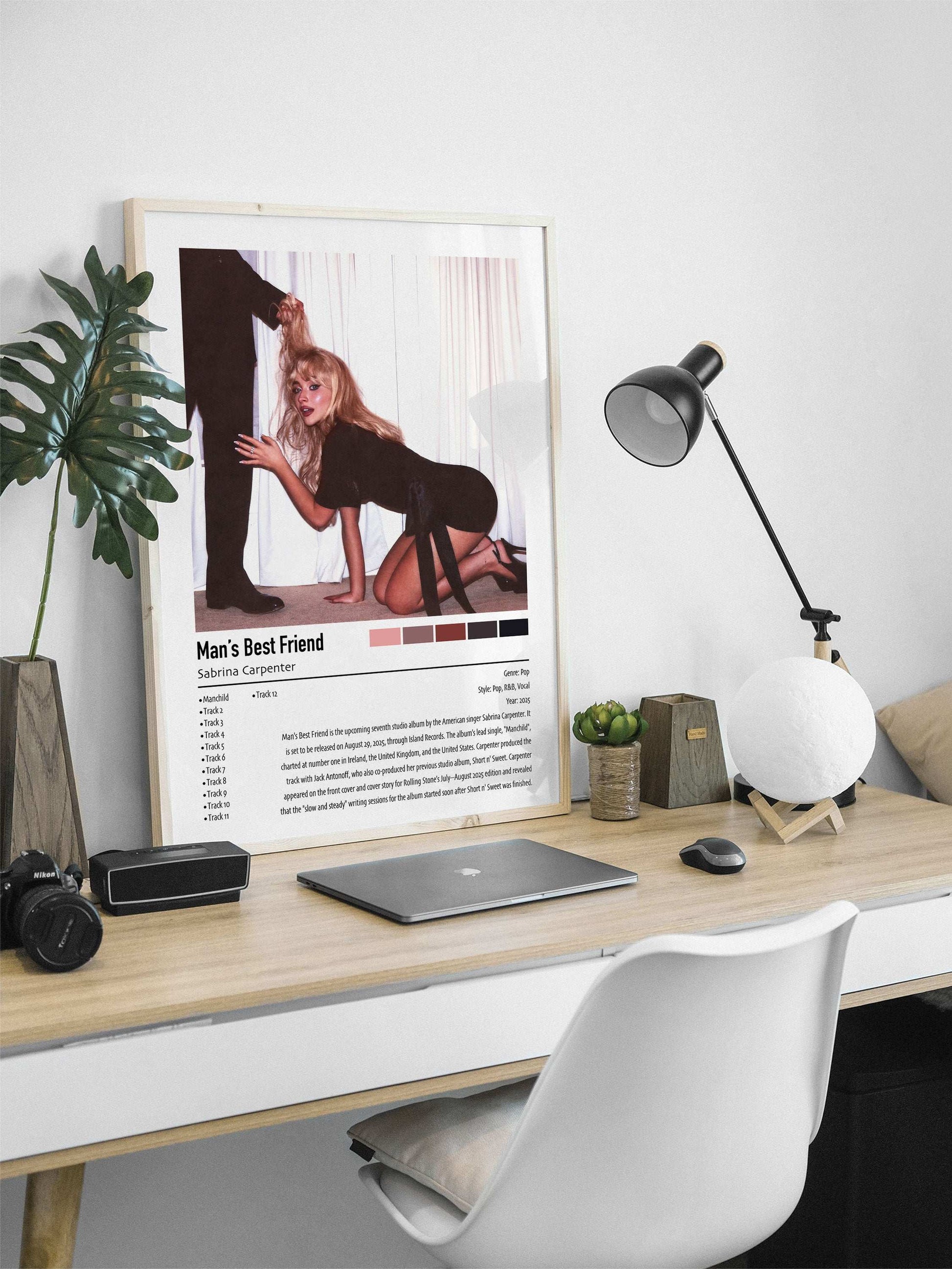 Sabrina Carpenter | Man's Best Friend | Custom Album Cover Poster Print