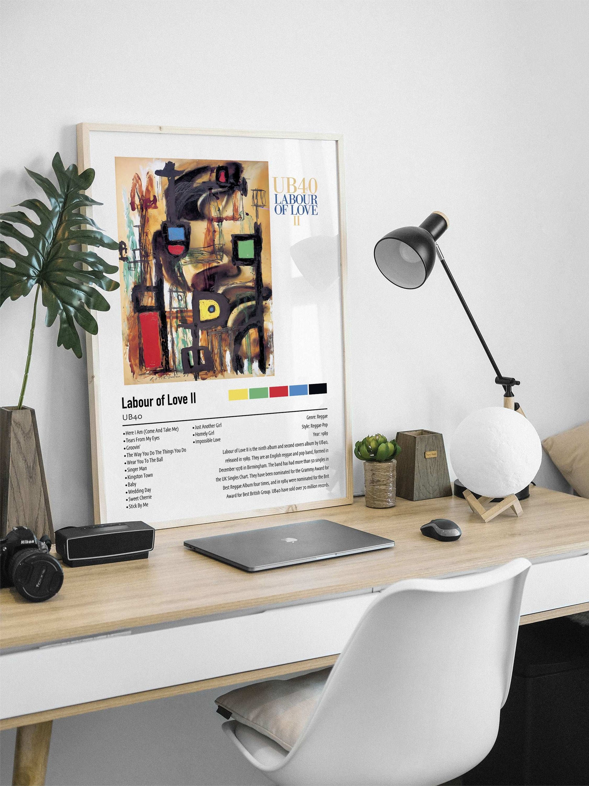 UB40 | Labour of Love Il | Custom Album Cover Poster Print