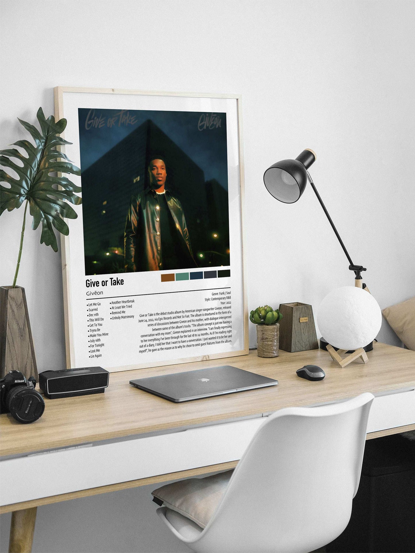 Givèon | Give or Take | Custom Album Cover Poster Print