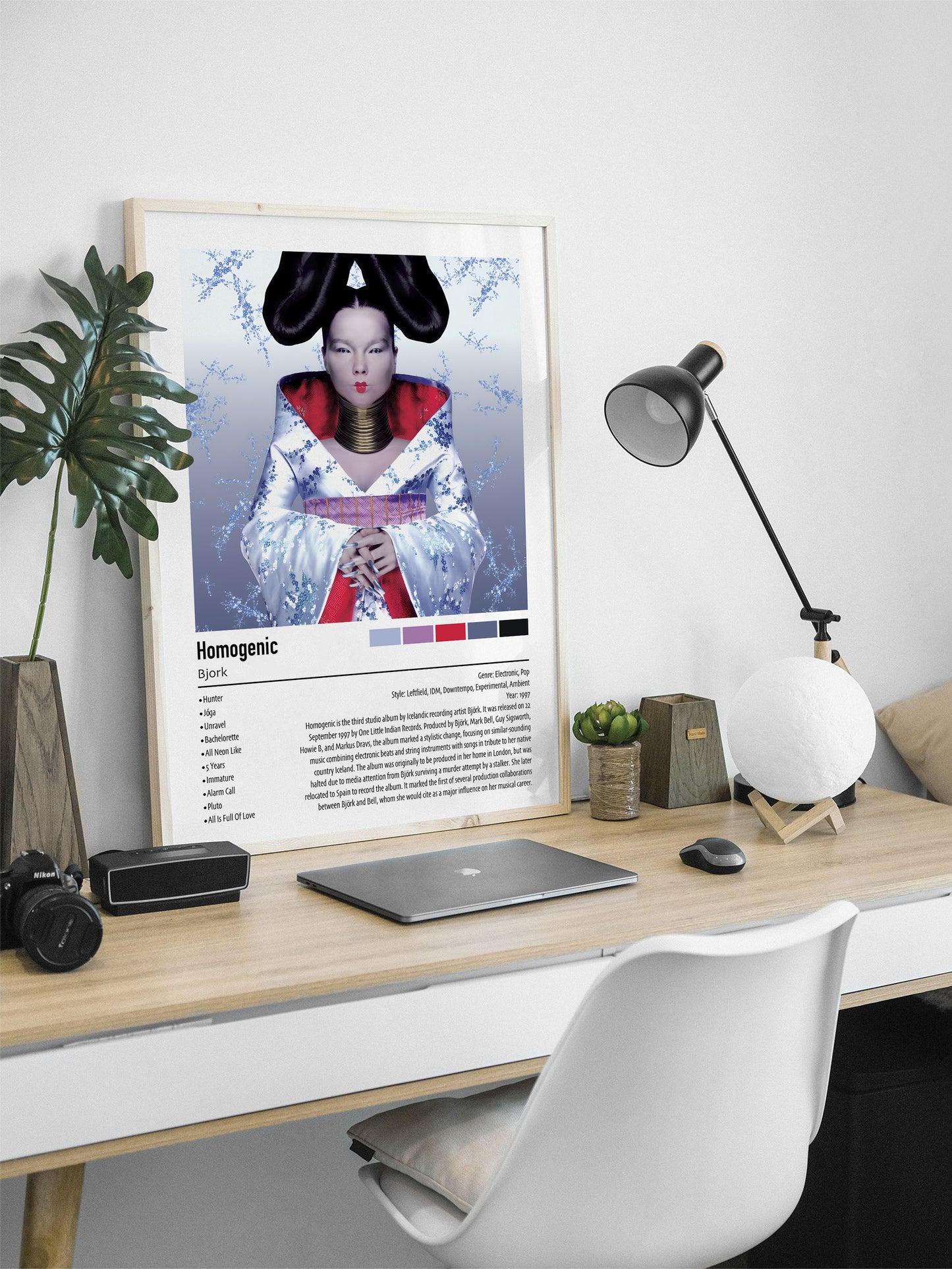 Bjork | Homogenic | Custom Album Cover Poster Print
