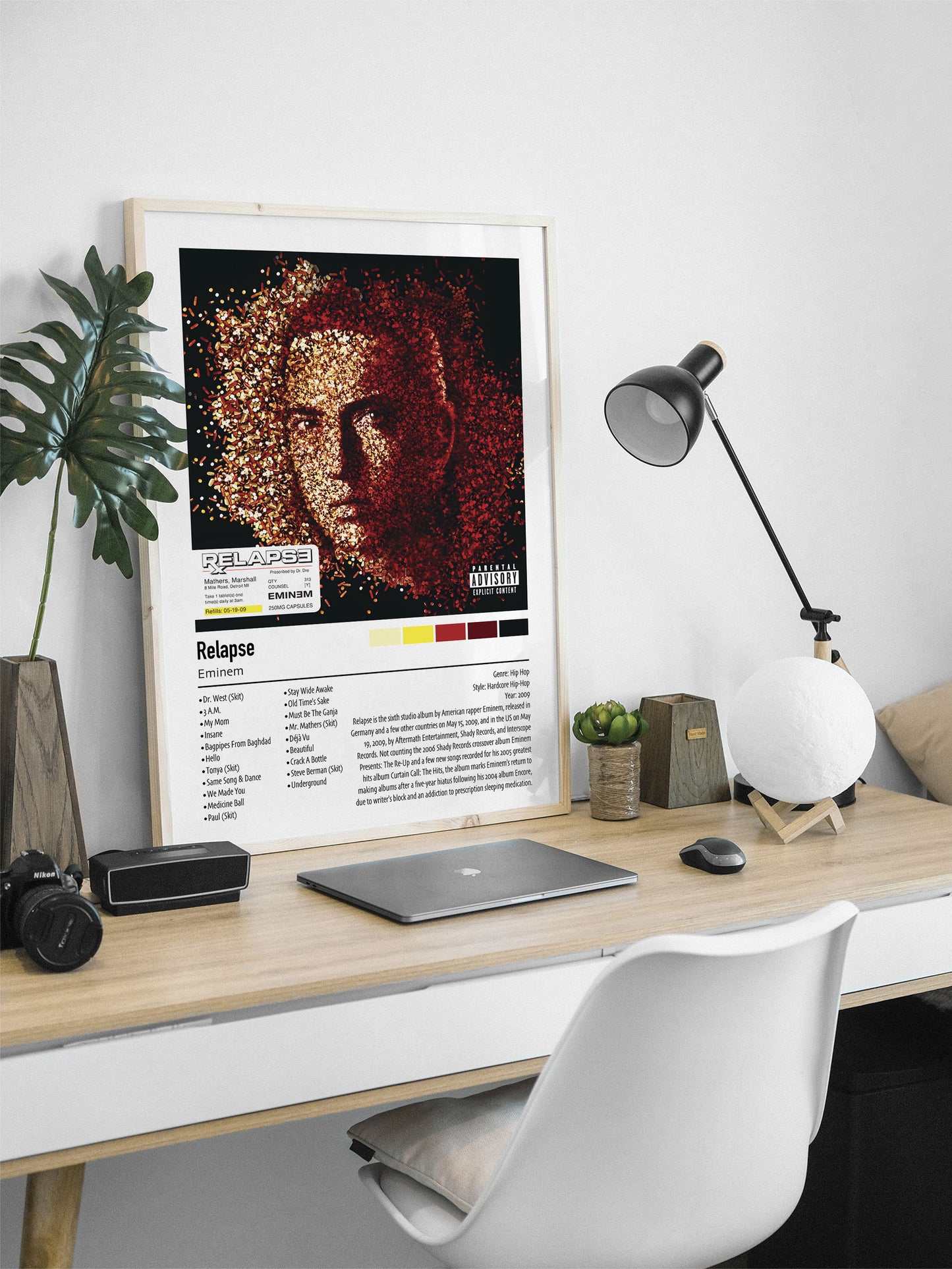 Eminem | Relapse | Custom Album Cover Poster Print