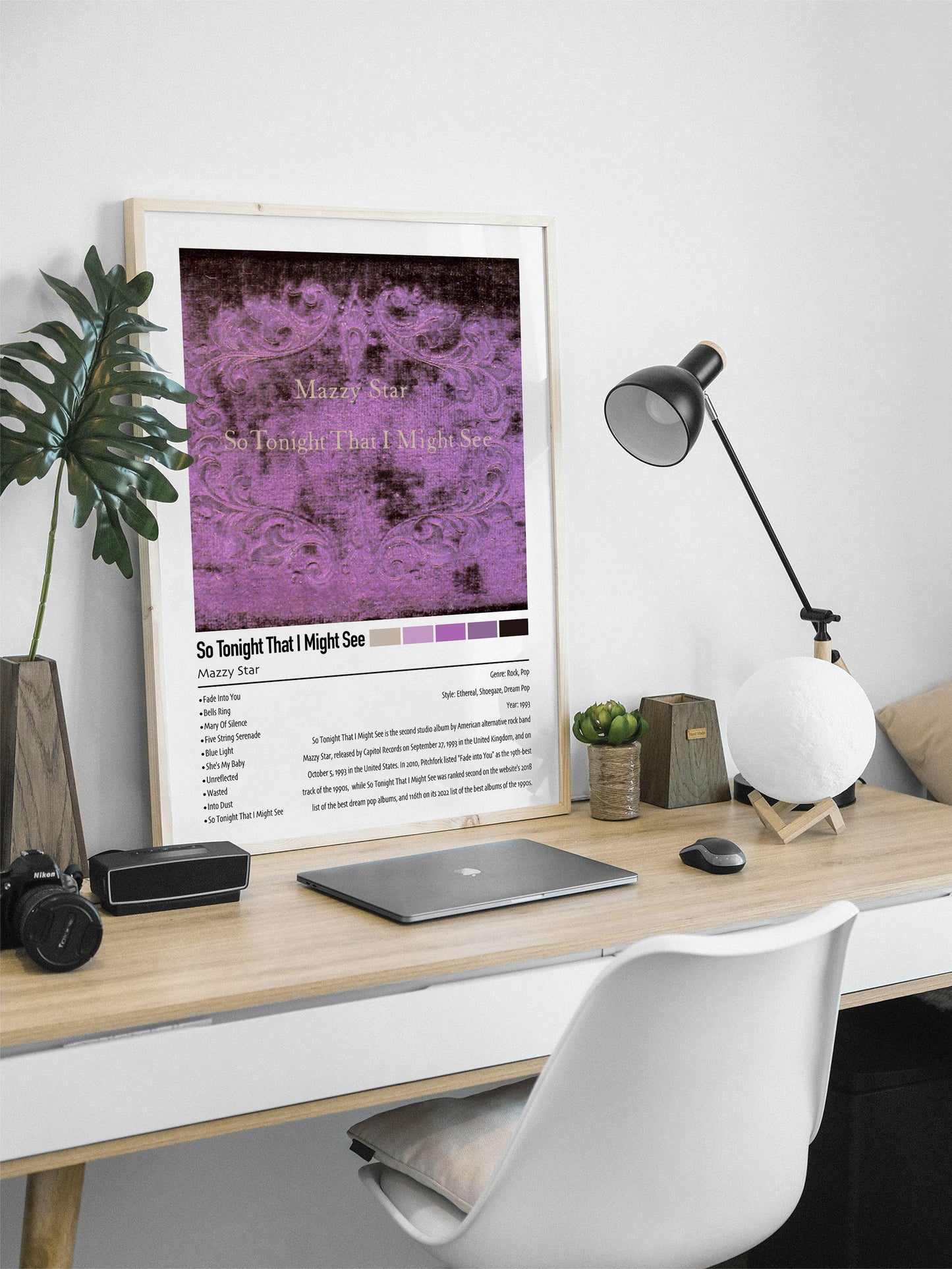 Mazzy Star | So Tonight That I Might See | Custom Album Cover Poster Print