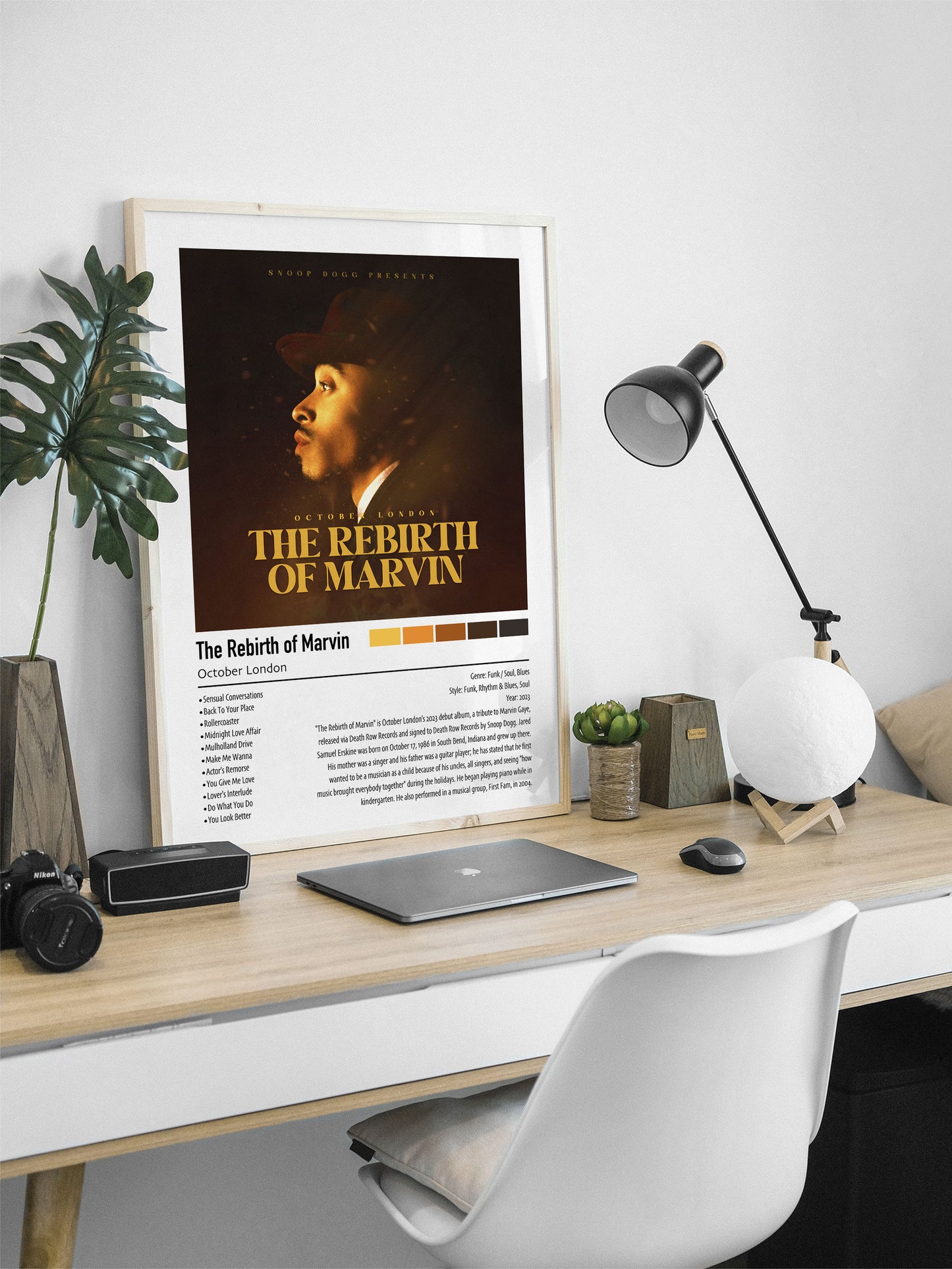 October London | The Rebirth of Marvin | Custom Album Cover Poster Print