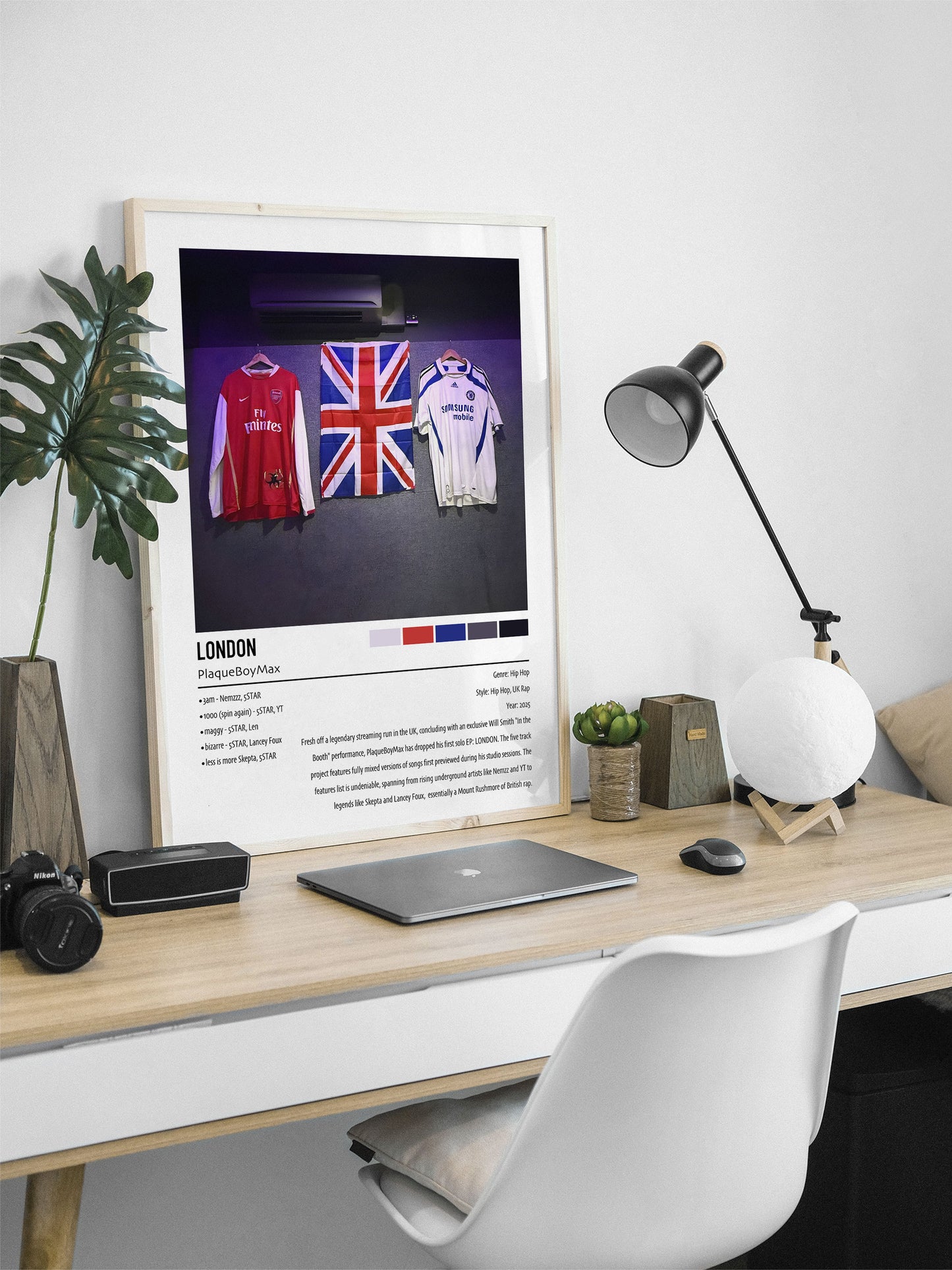 PlaqueBoyMax | LONDON | Custom Album Cover Poster Print