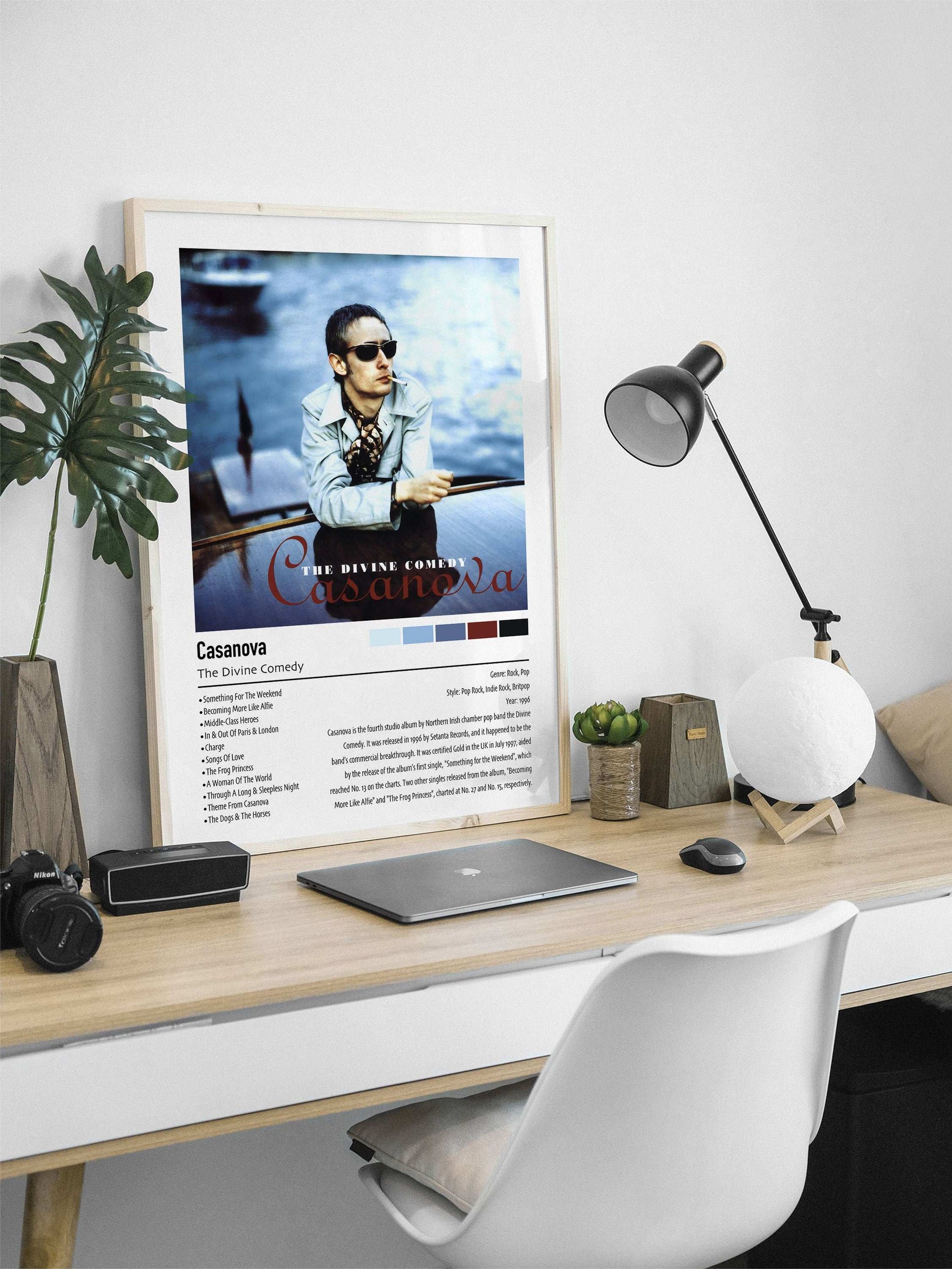 The Divine Comedy | Casanova | Custom Album Cover Poster Print