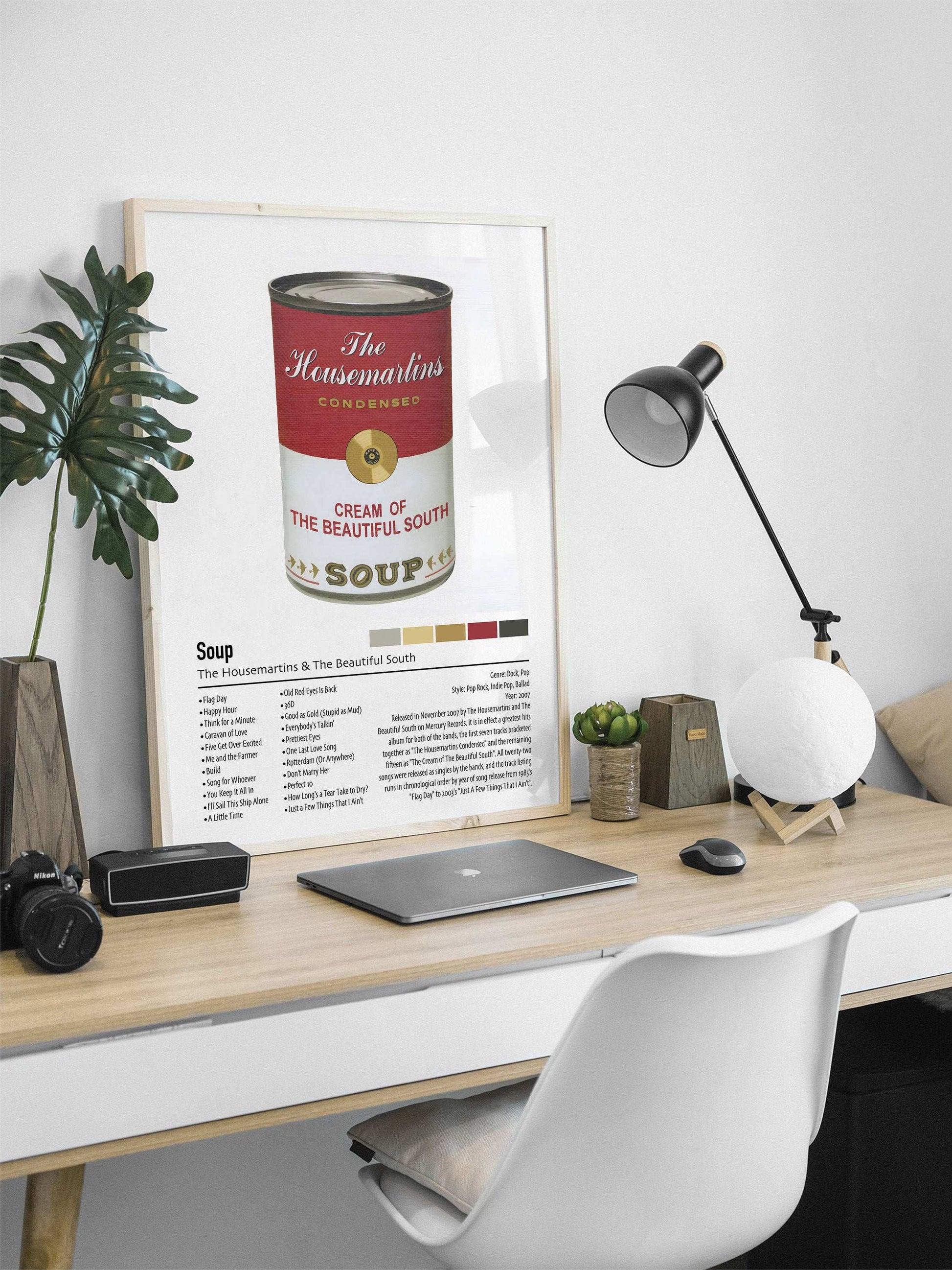 The Housemartins & The Beautiful South | Soup | Custom Album Cover Poster Print