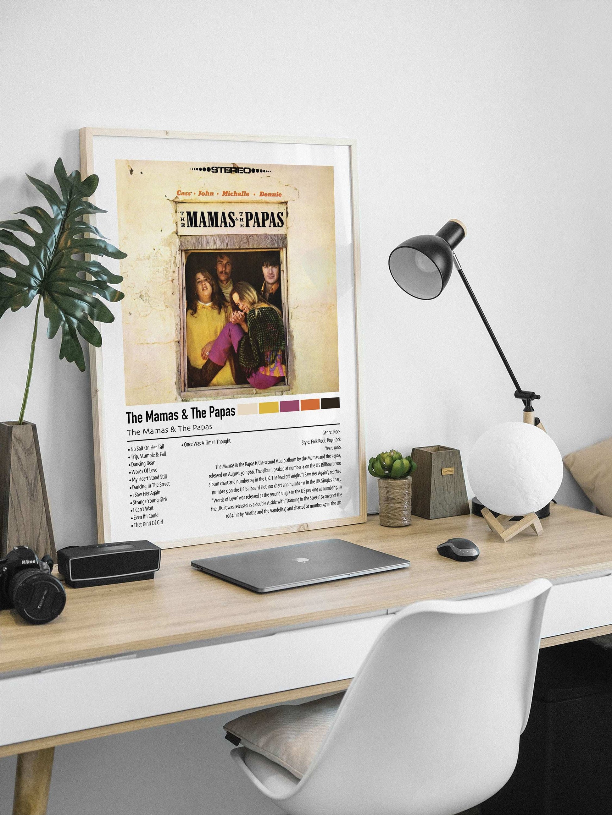 The Mamas & The Papas | The Mamas & The Papas | Custom Album Cover Poster Print