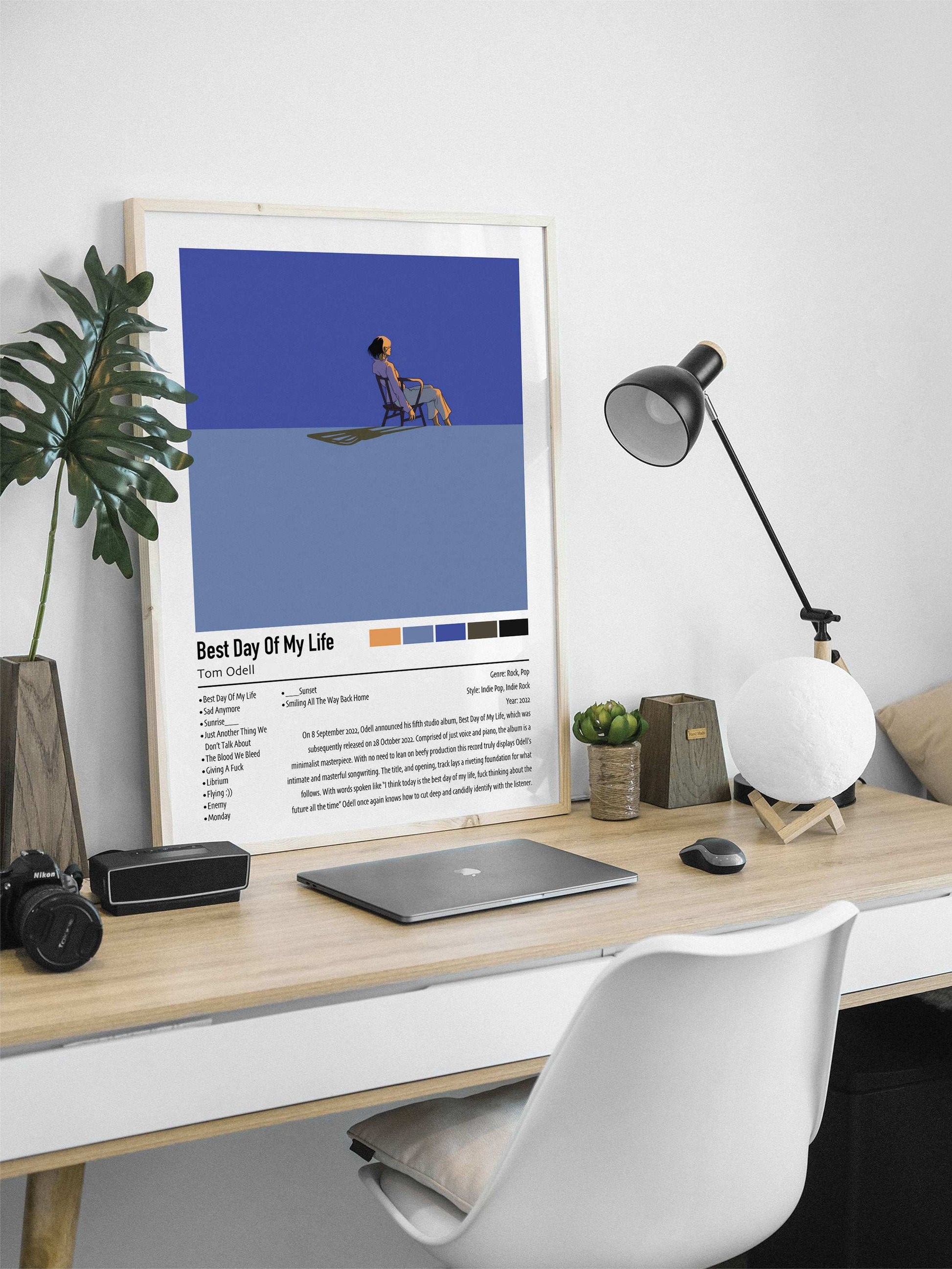 Tom Odell | Best Day Of My Life | Custom Album Cover Poster Print