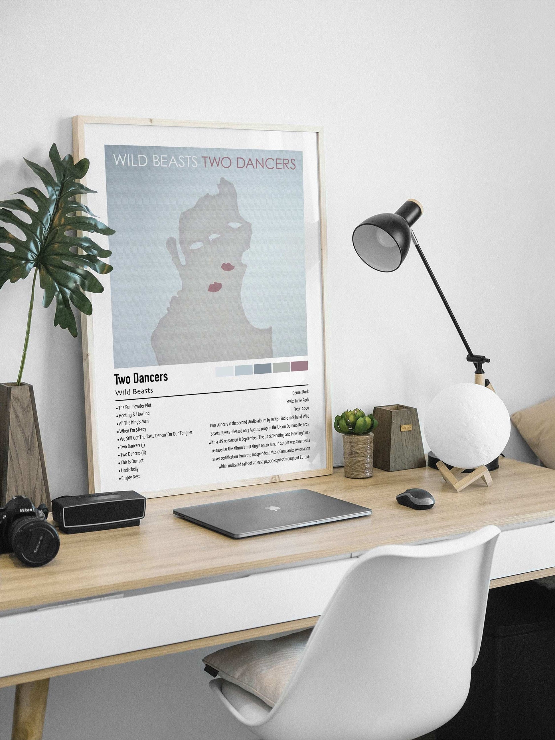 Wild Beasts | Two Dancers | Custom Album Cover Poster Print