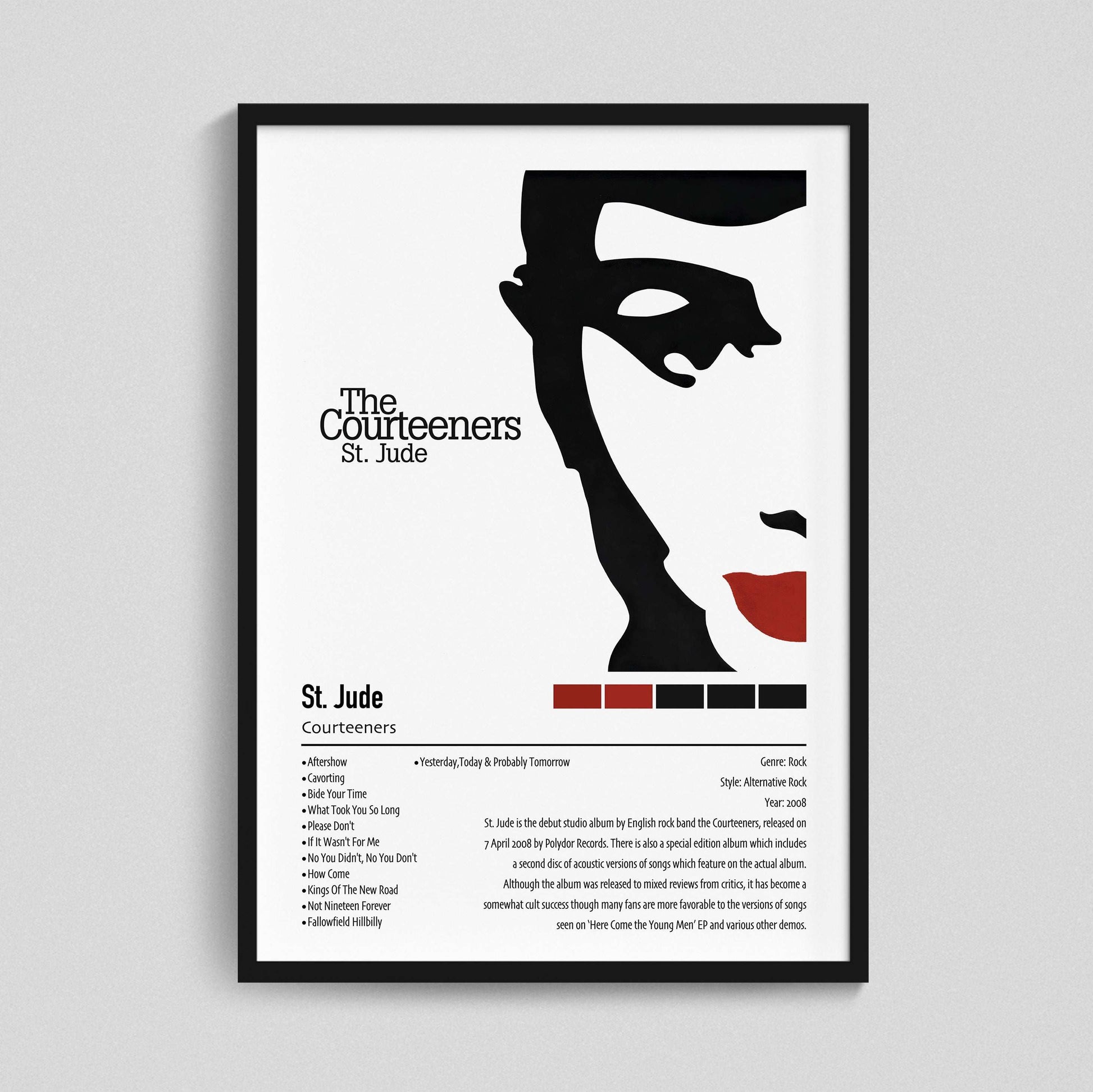 Courteeners | St. Jude | Custom Album Cover Poster Print