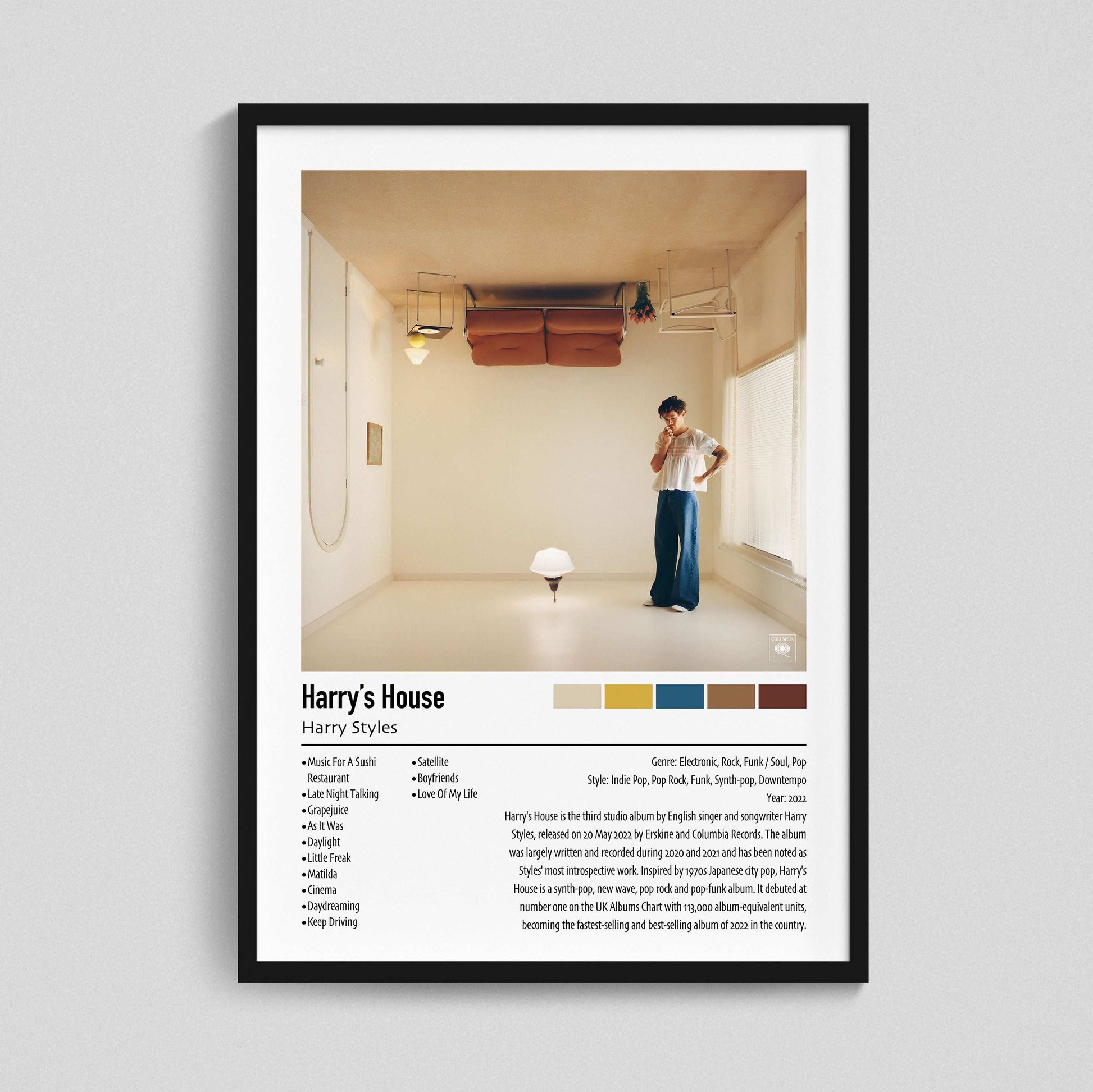 Harry Styles | Harry's House | Custom Album Cover Poster Print