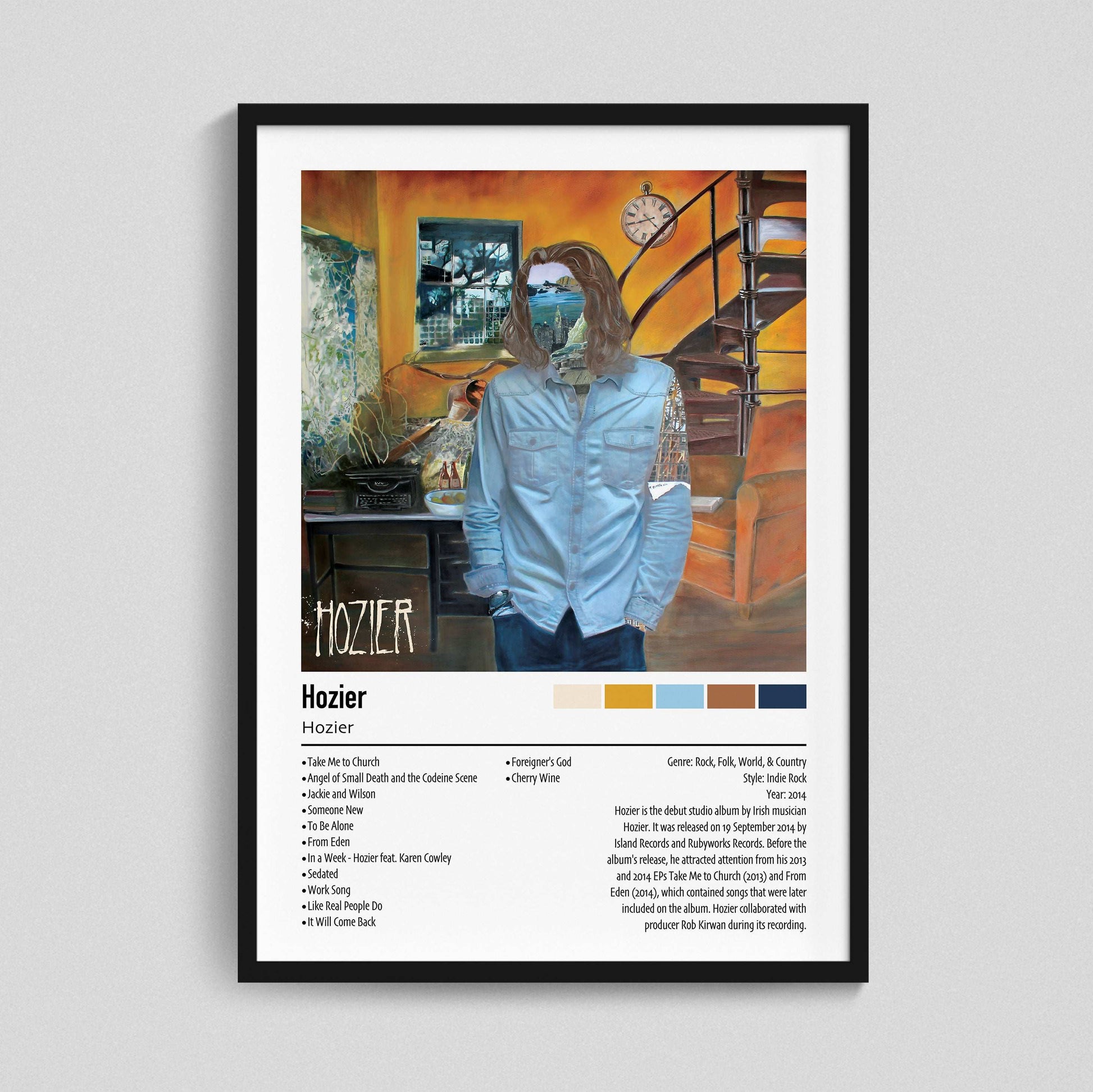 Hozier | Hozier | Custom Album Cover Poster Print