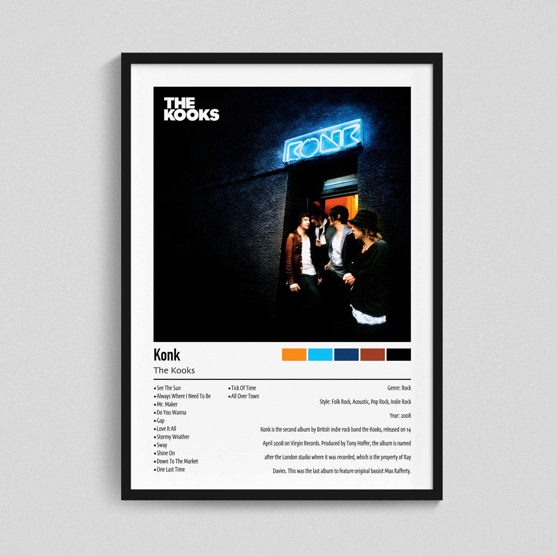 The Kinks | Konk | Custom Album Cover Poster Print