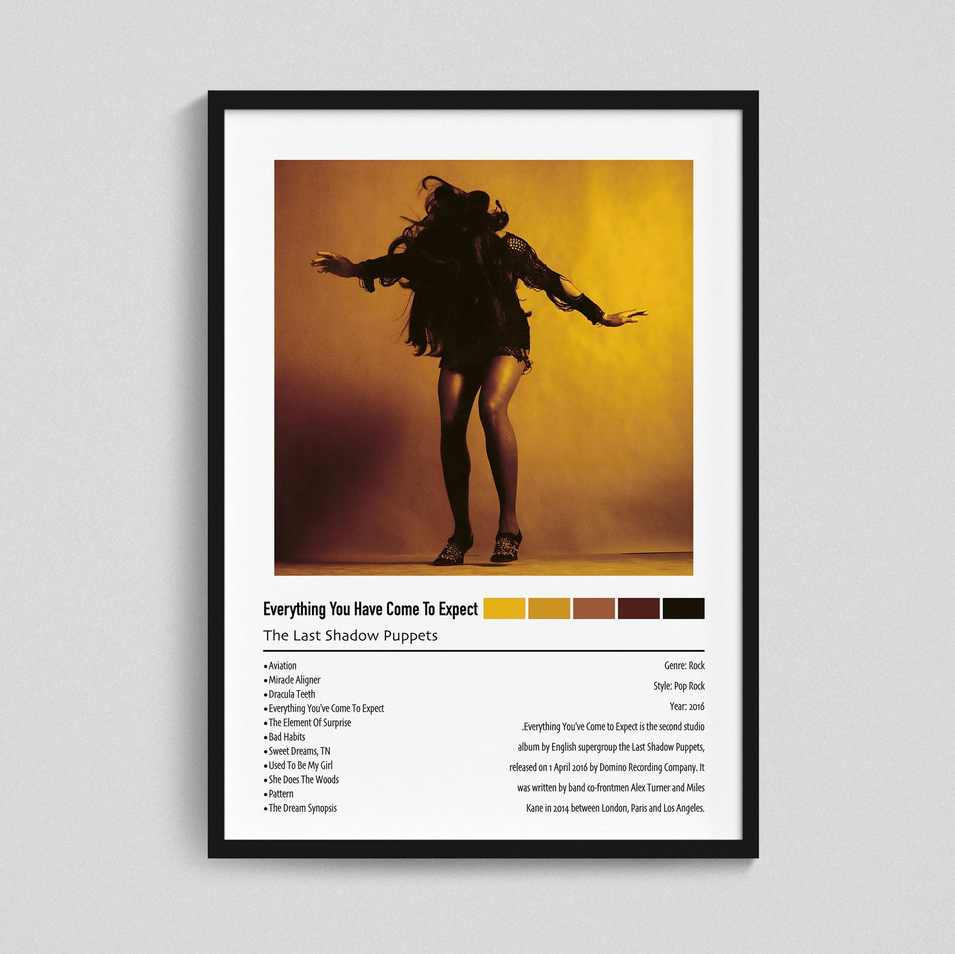The Last Shadow Puppets | Everything You Have Come To Expect | Custom Album Cover Poster Print