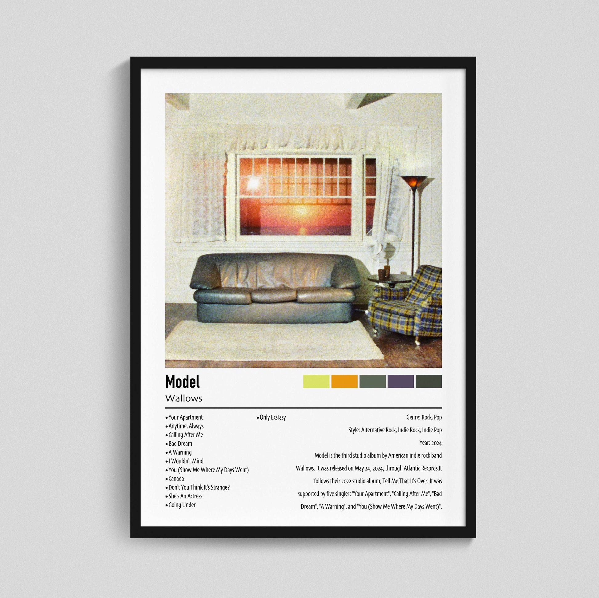 Wallows | Model | Custom Album Cover Poster Print