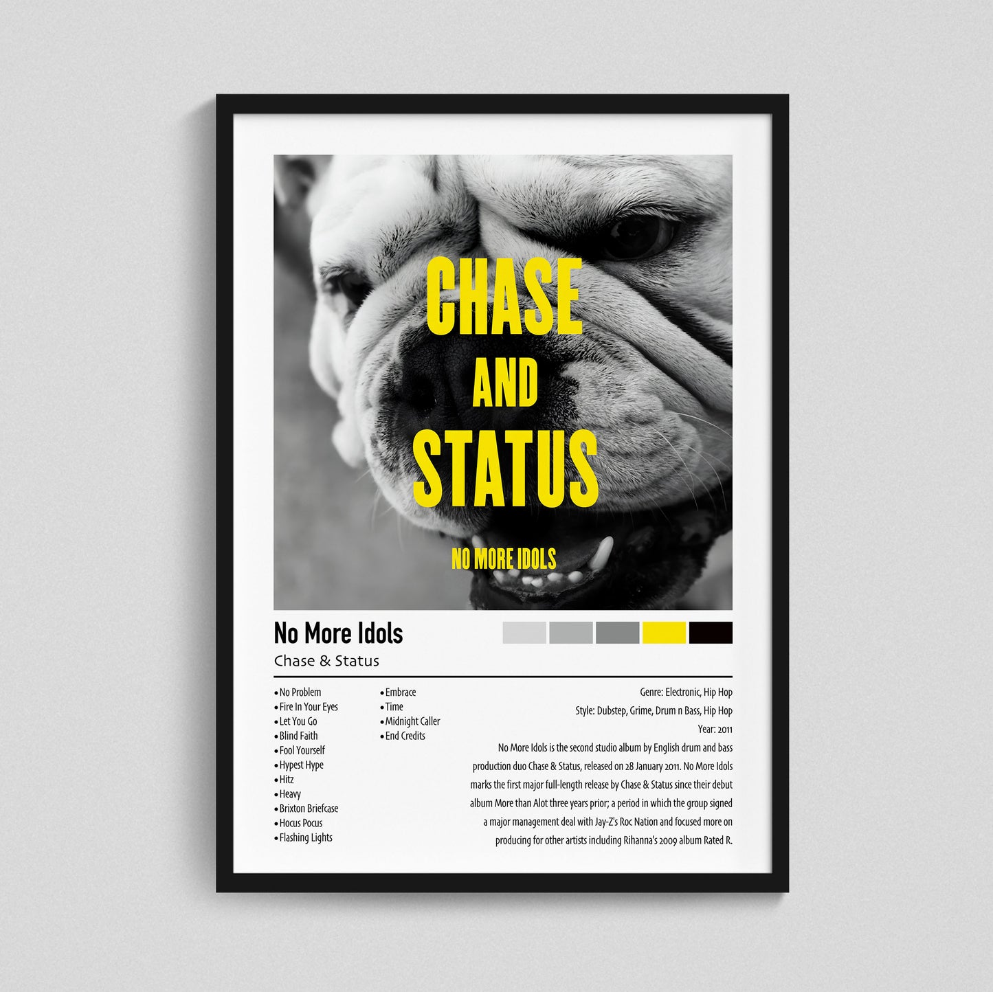 Chase & Status | No More Idols | Custom Album Cover Poster Print