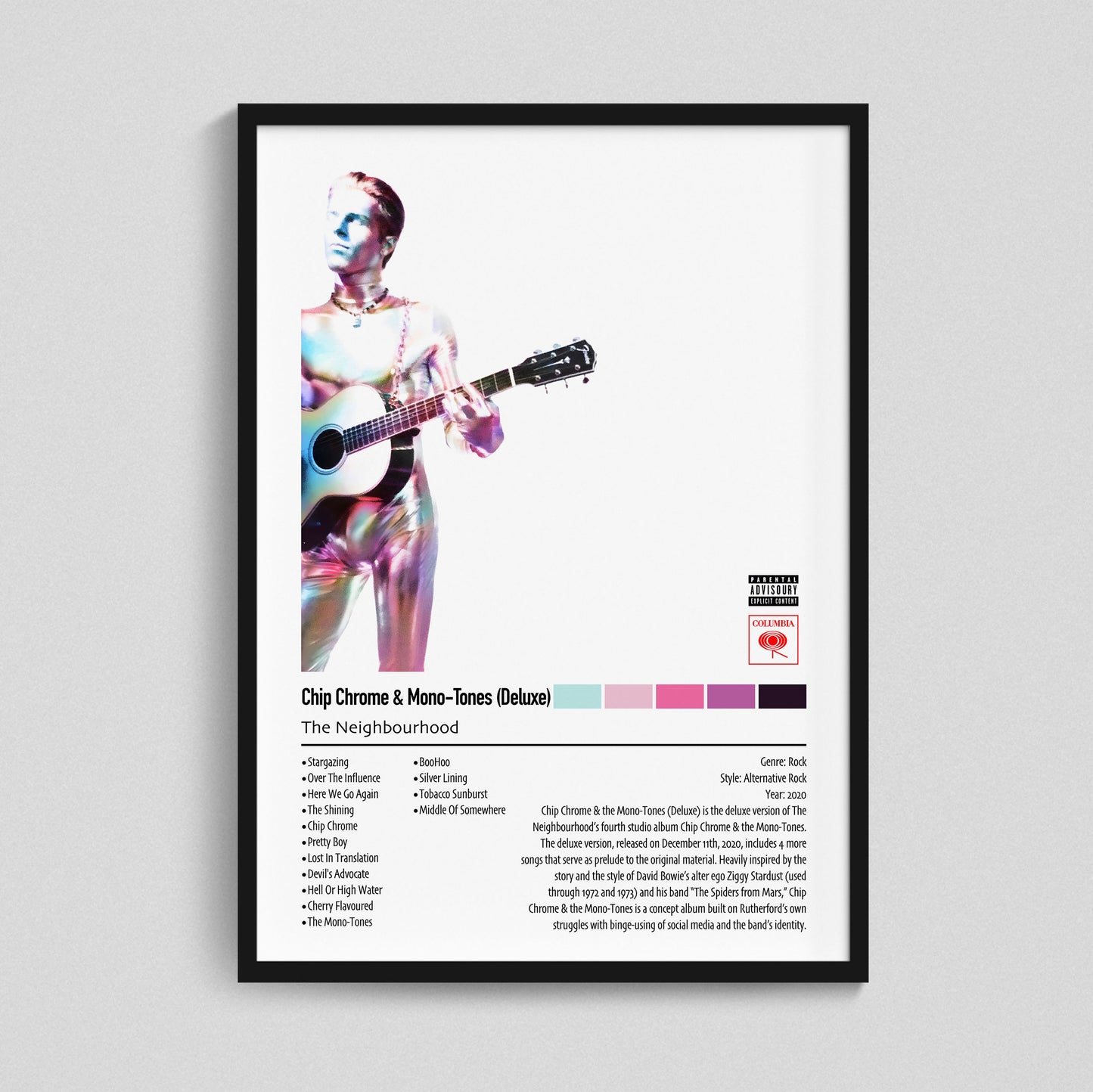 The Neighbourhood | Chip Chrome & Mono-Tones (Deluxe) | Custom Album Cover Poster Print