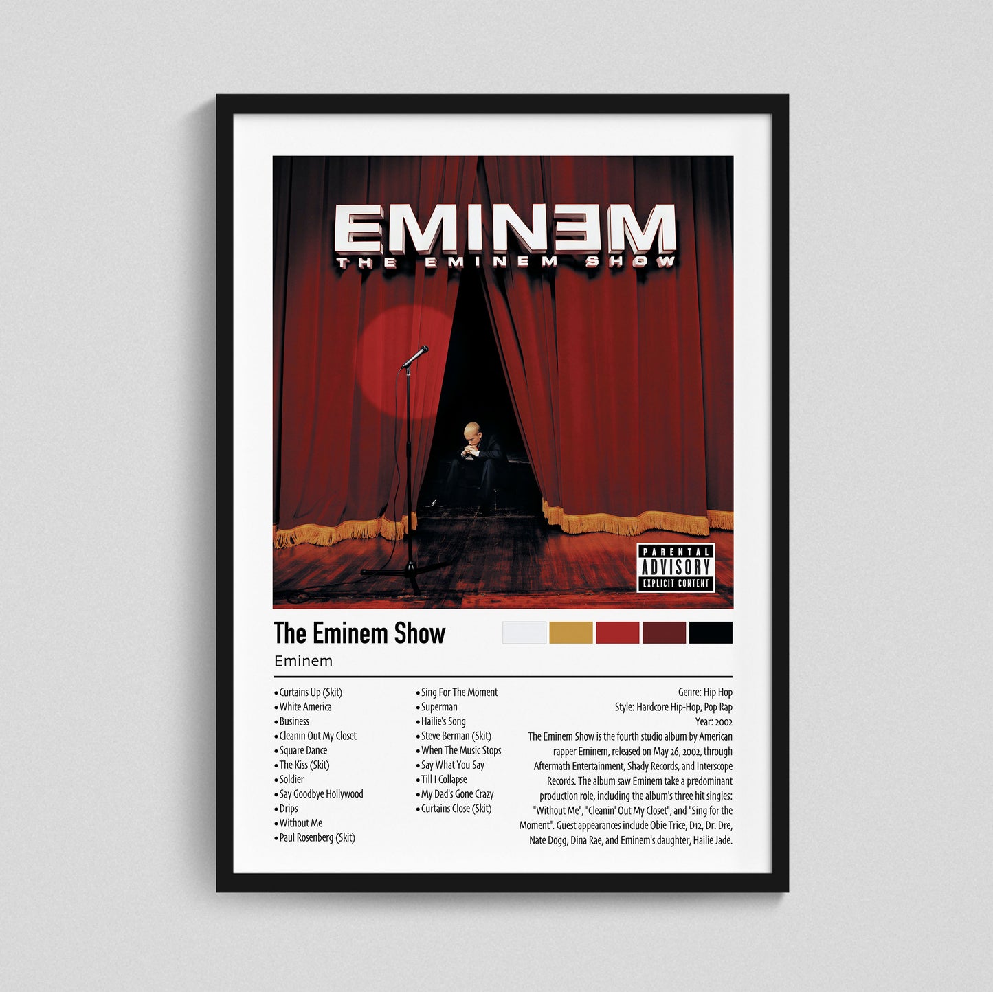 Eminem | The Eminem Show | Custom Album Cover Poster Print