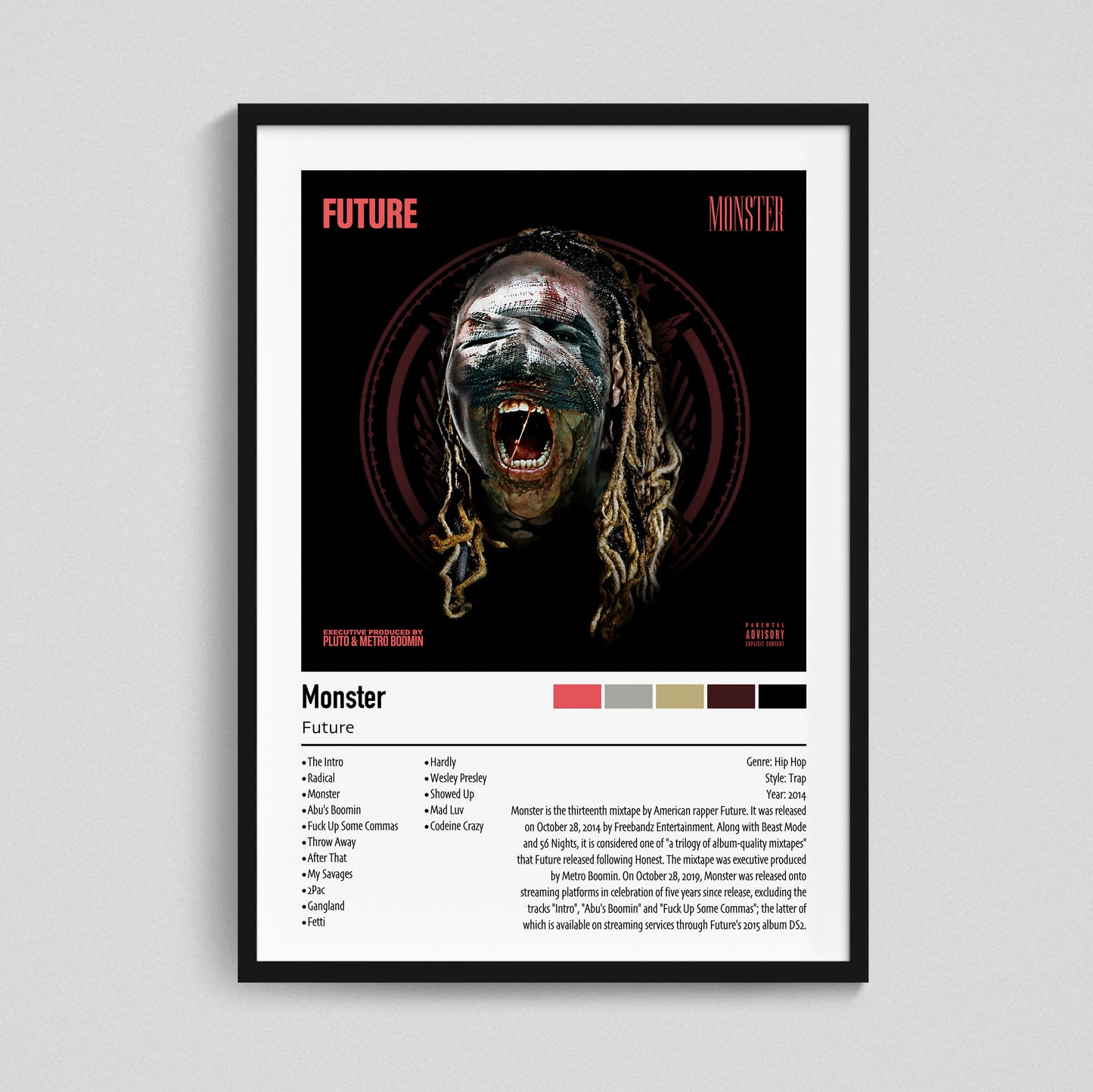 Future | Monster | Custom Album Cover Poster Print