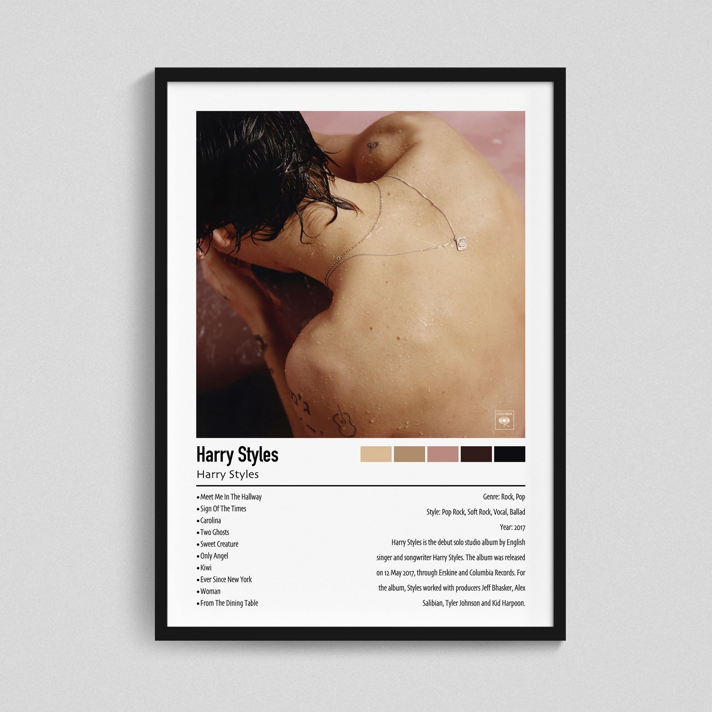 Harry Styles | Harry Styles | Custom Album Cover Poster Print