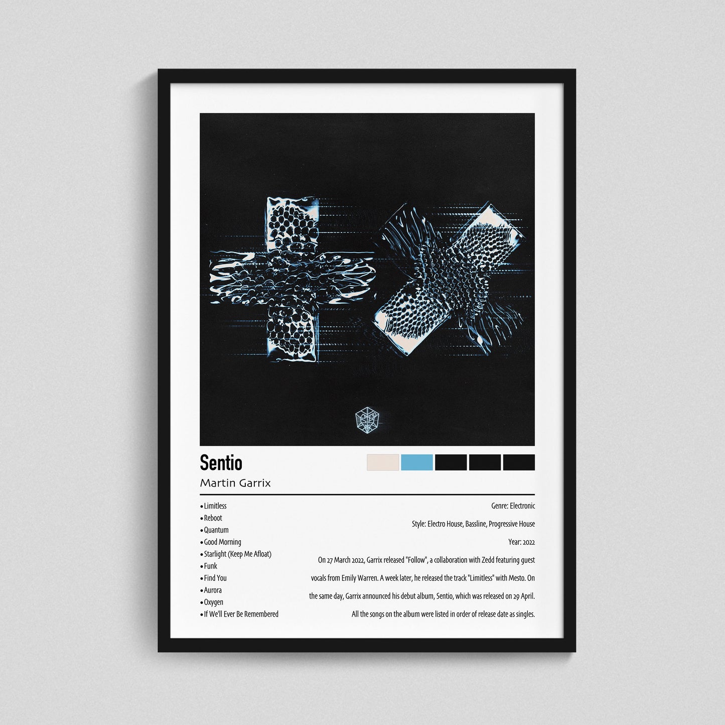 Martin Garrix | Sentio | Custom Album Cover Poster Print