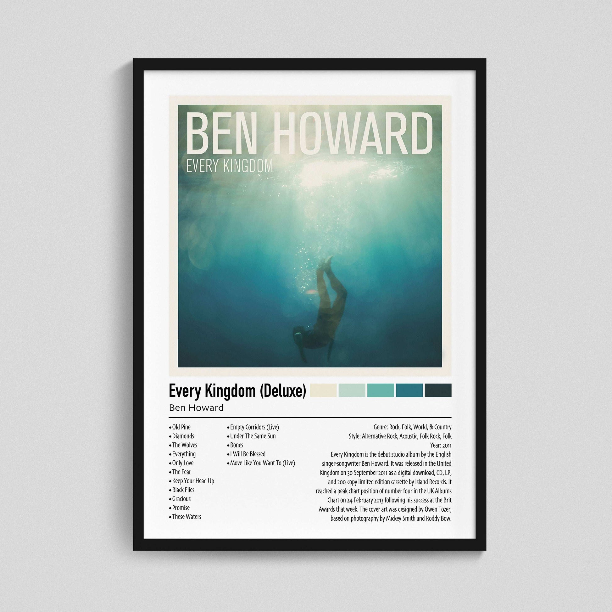 Ben Howard | Every Kingdom (Deluxe) | Custom Album Cover Poster Print