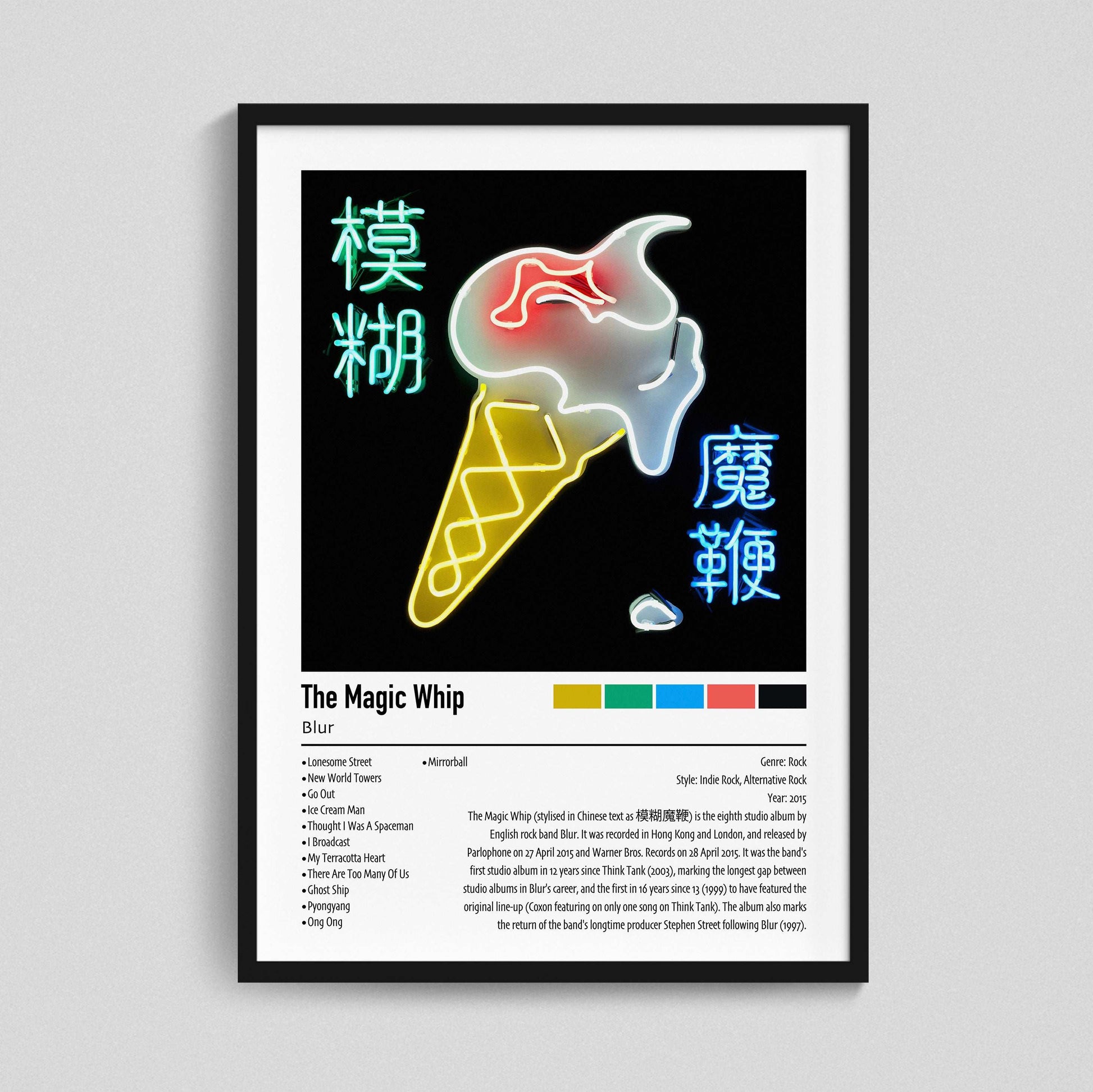Blur | The Magic Whip | Custom Album Cover Poster Print