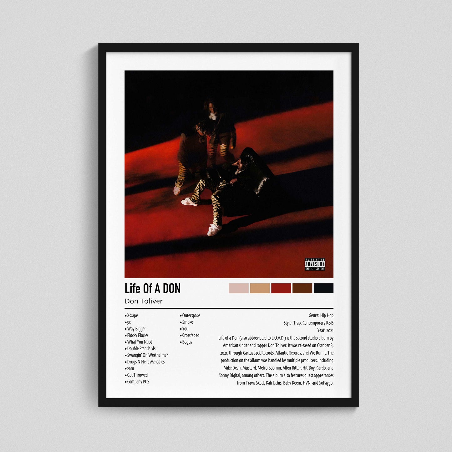 Don Oliver | Life Of A DON | Custom Album Cover Poster Print