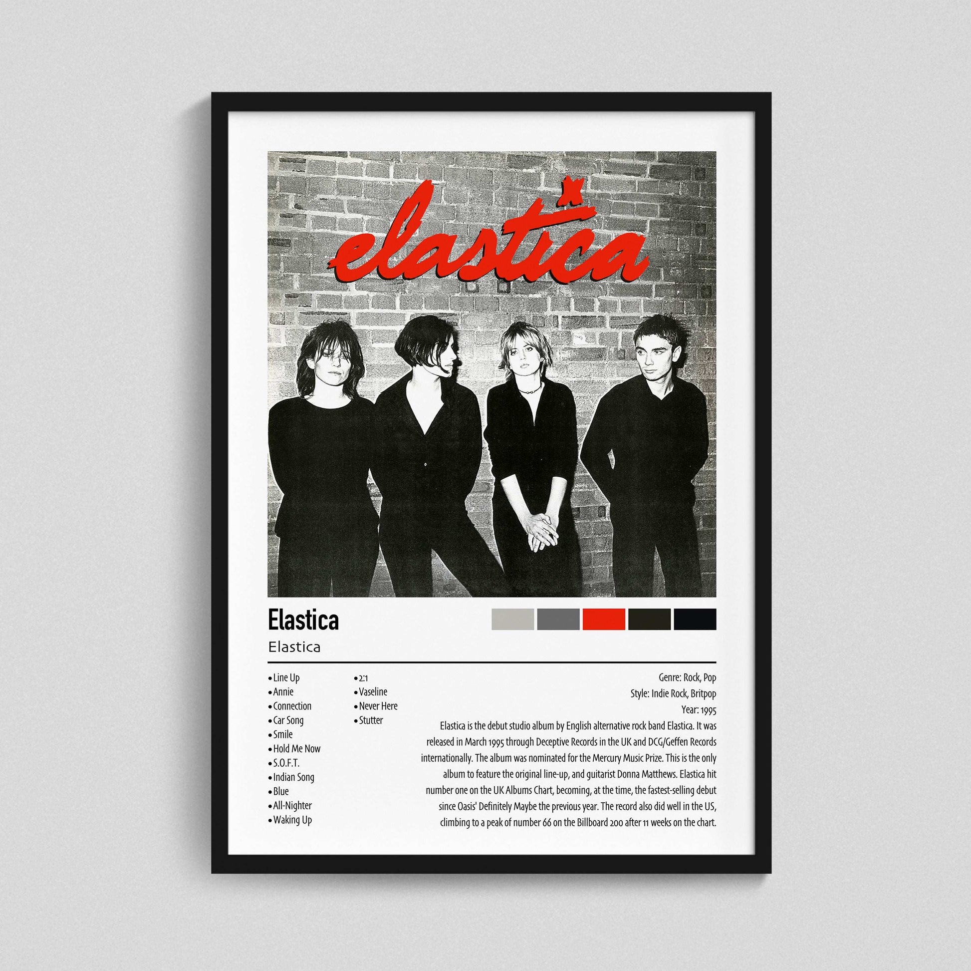 Elastica | Elastica | Custom Album Cover Poster Print