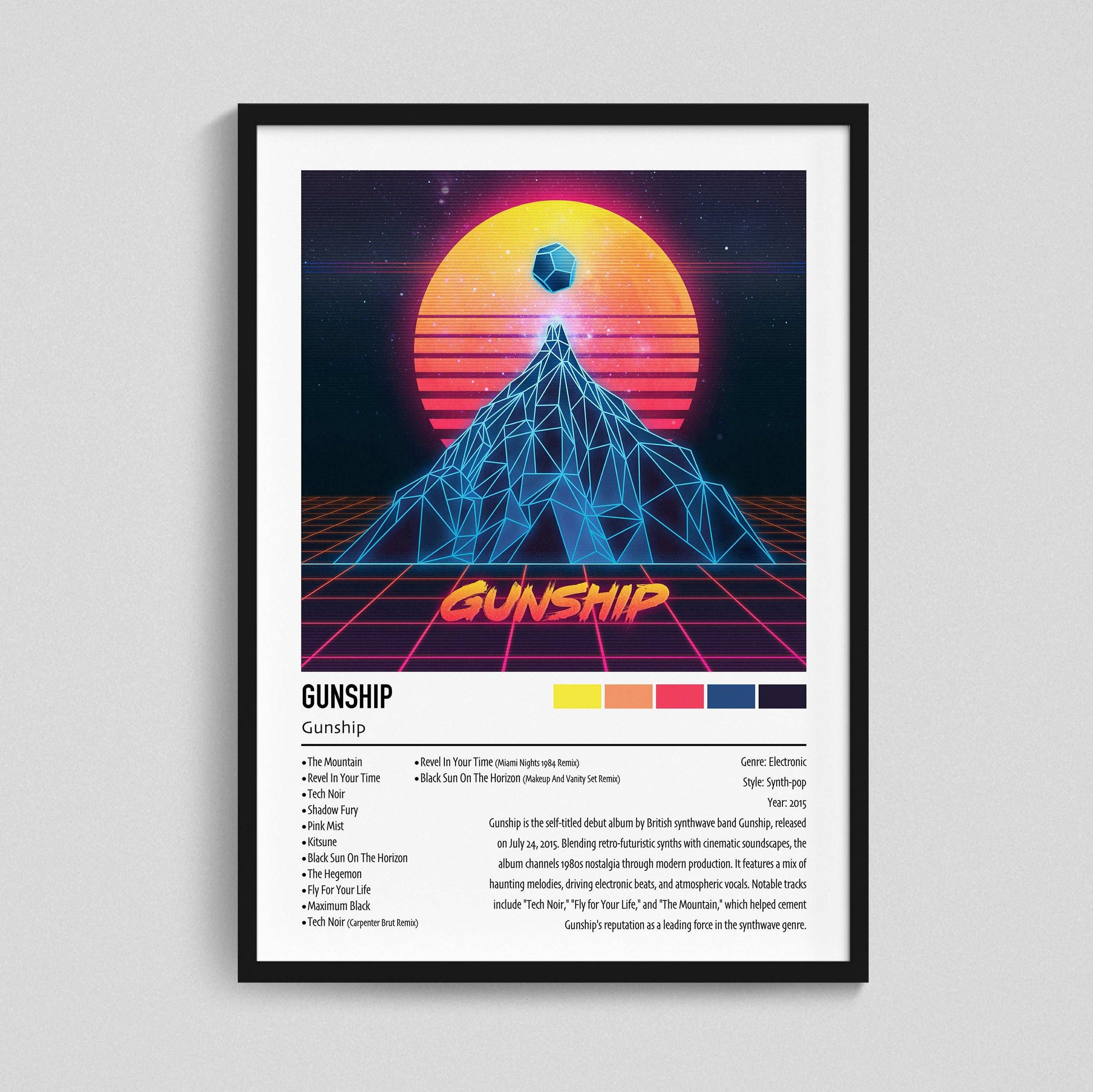 Gunship | Gunship | Custom Album Cover Poster Print