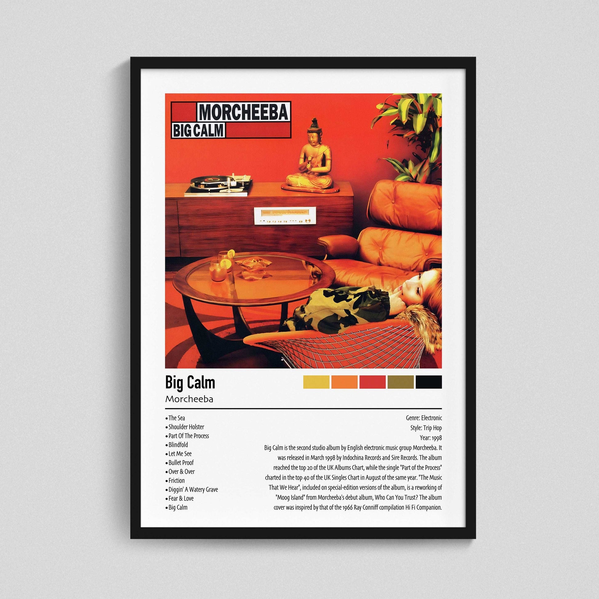 Morcheeba | Big Calm | Custom Album Cover Poster Print