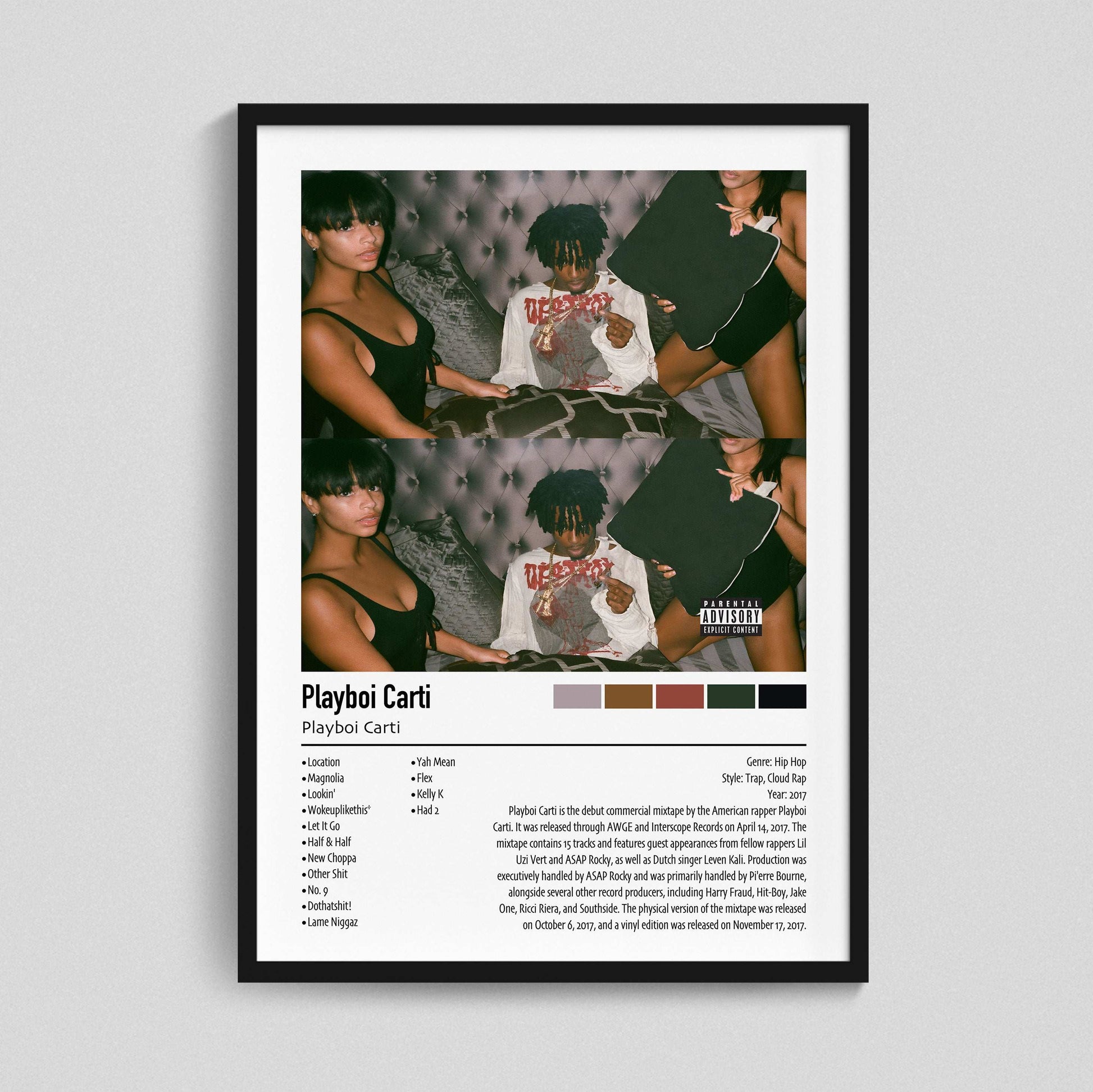 Playboi Carti | Playboi Carti | Custom Album Cover Poster Print
