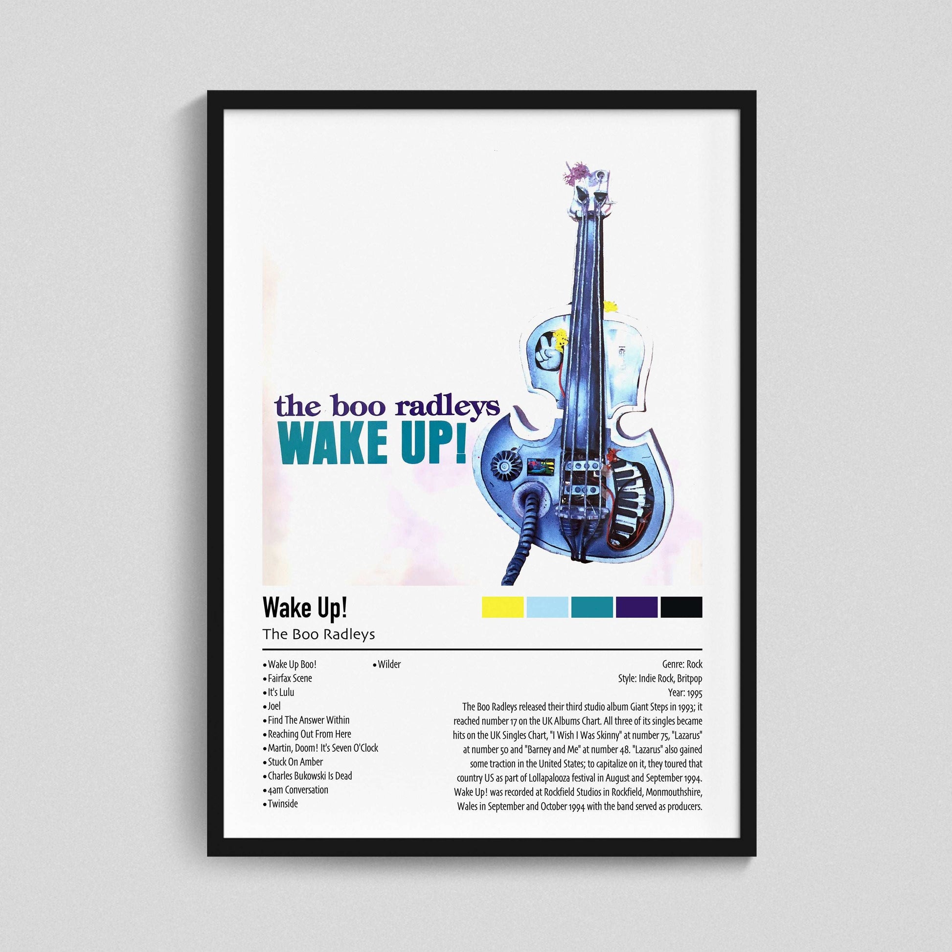The Boo Radleys | Wake Up! | Custom Album Cover Poster Print
