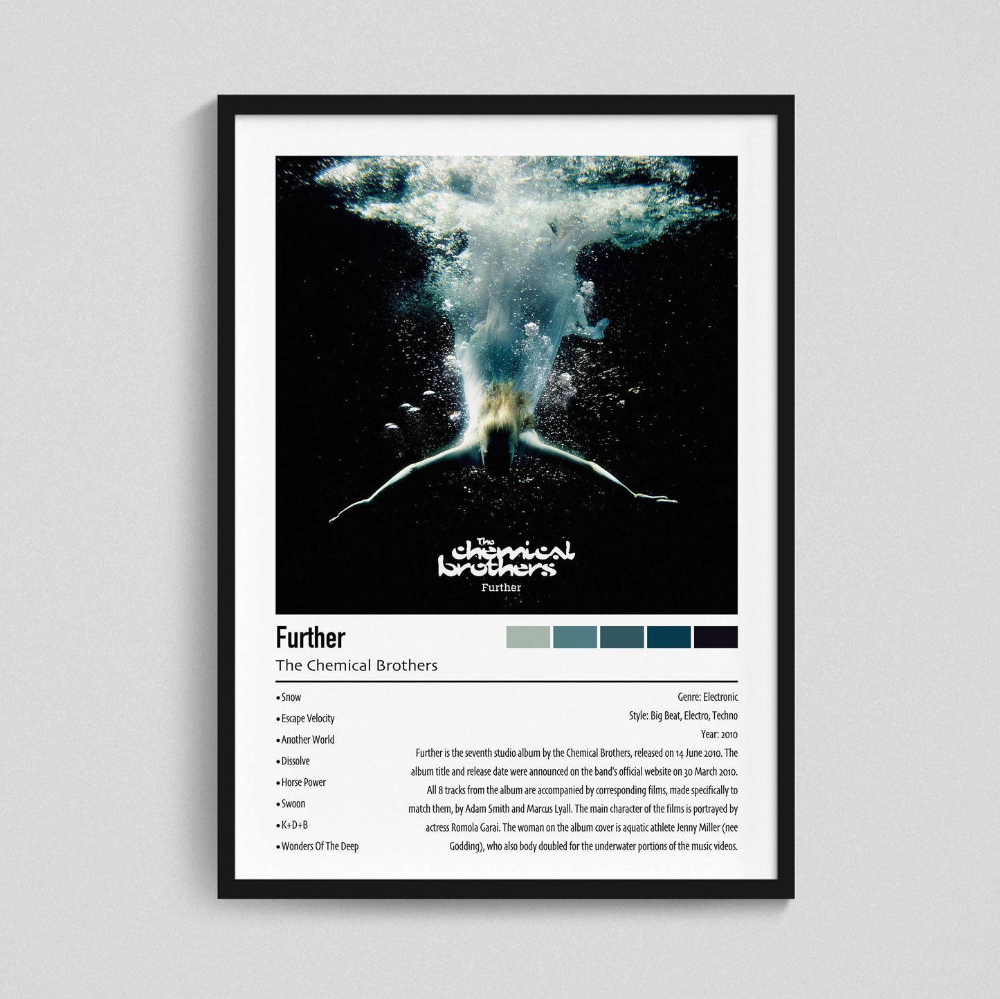 The Chemical Brothers | Further | Custom Album Cover Poster Print
