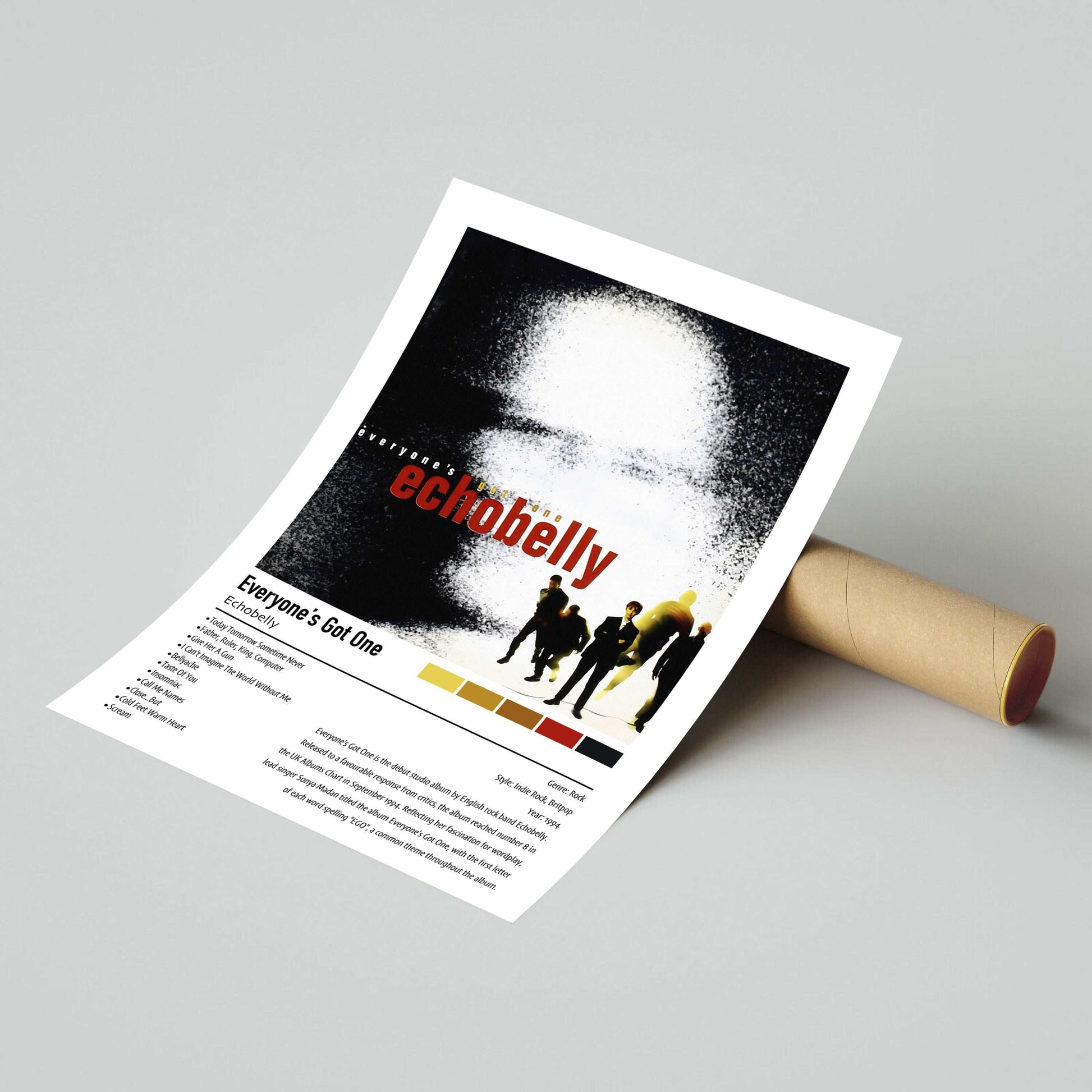 Echobelly | Everyone's Got One | Custom Album Cover Poster Print