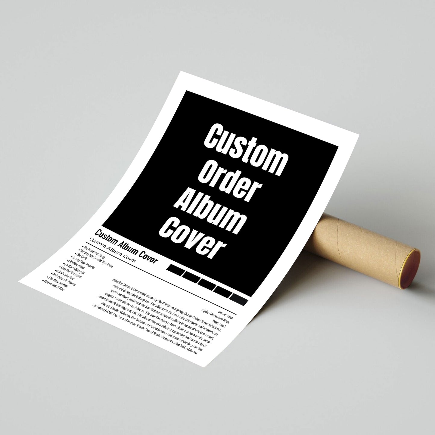 Request Your Own Custom Order Album Cover Poster Print