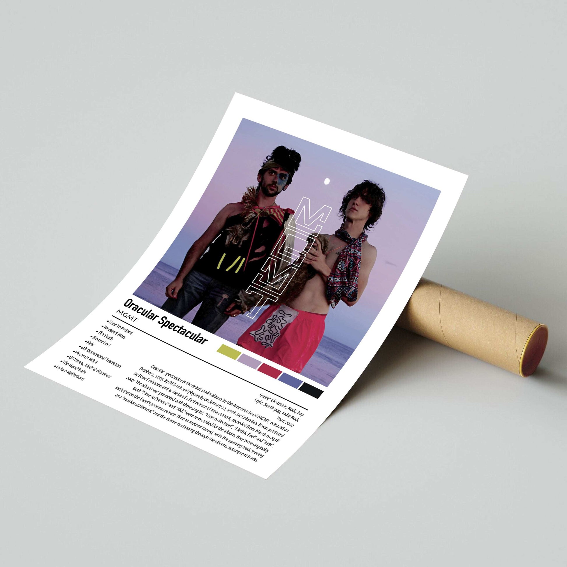 MGMT | Oracular Spectacular | Custom Album Cover Poster Print