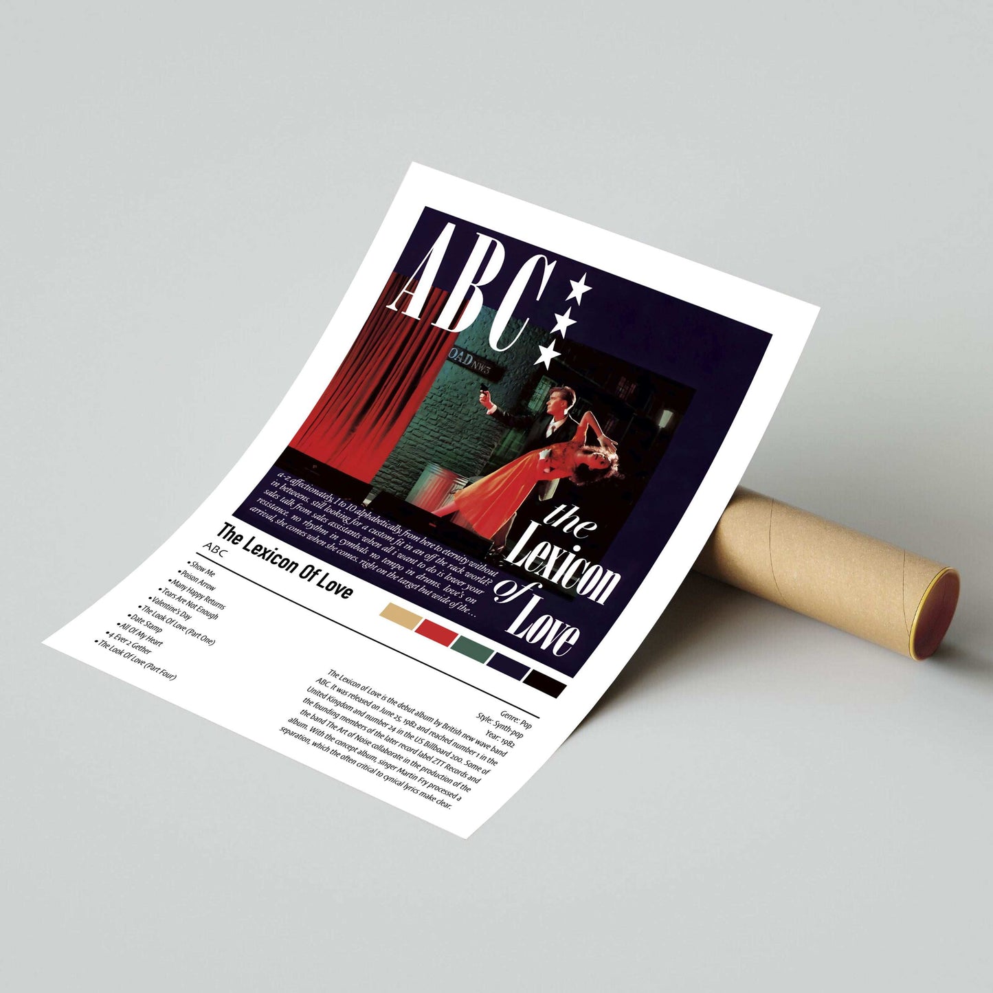 ABC | The Lexicon Of Love | Custom Album Cover Poster Print