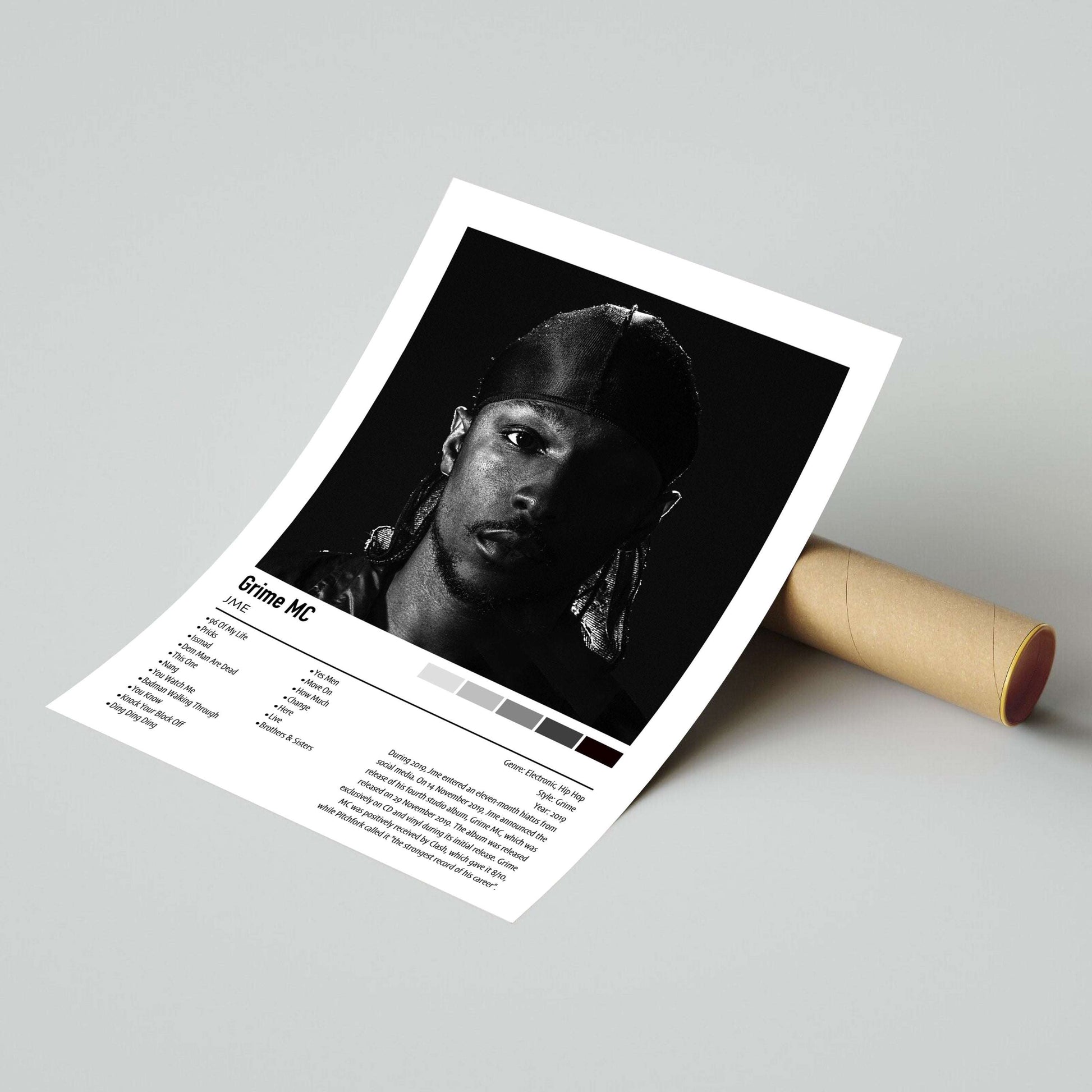 JME | Grime MC | Custom Album Cover Poster Print