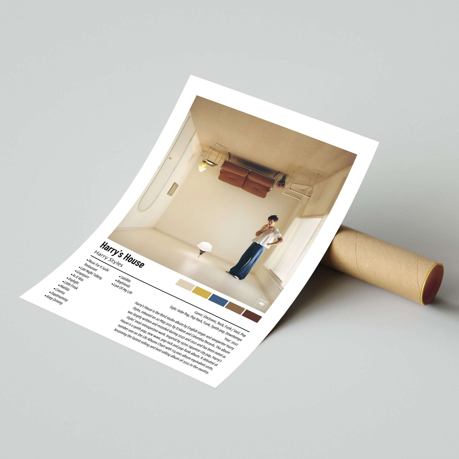 Harry Styles | Harry's House | Custom Album Cover Poster Print