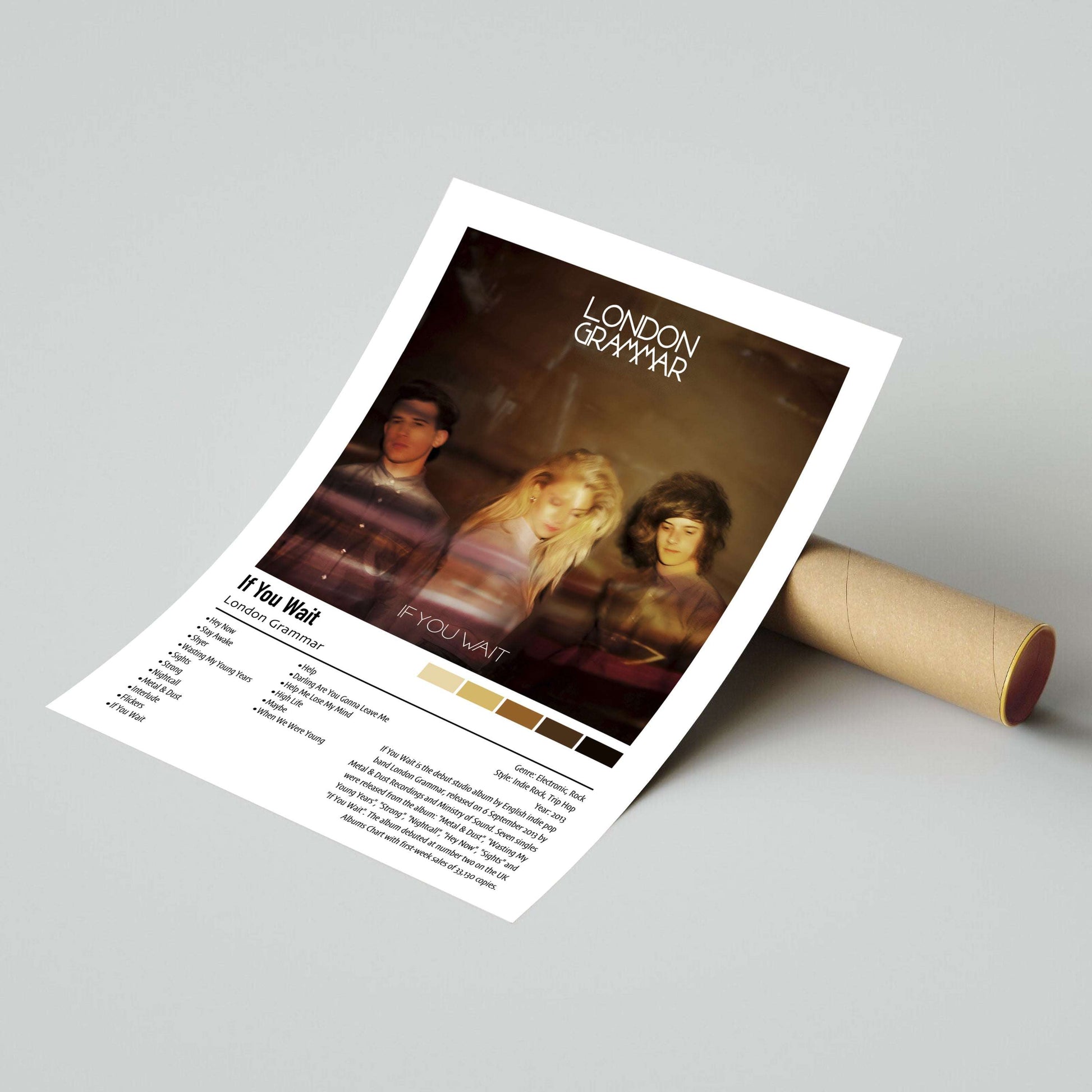 London Grammar | If You Wait | Custom Album Cover Poster Print