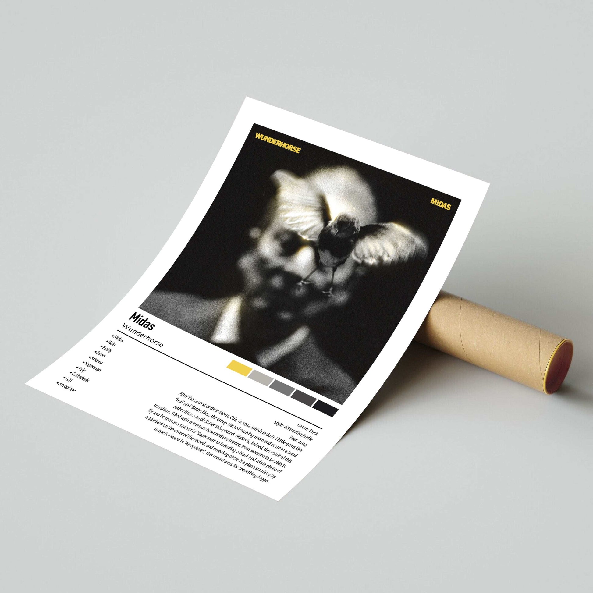 Wunderhorse | Midas | Custom Album Cover Poster Print