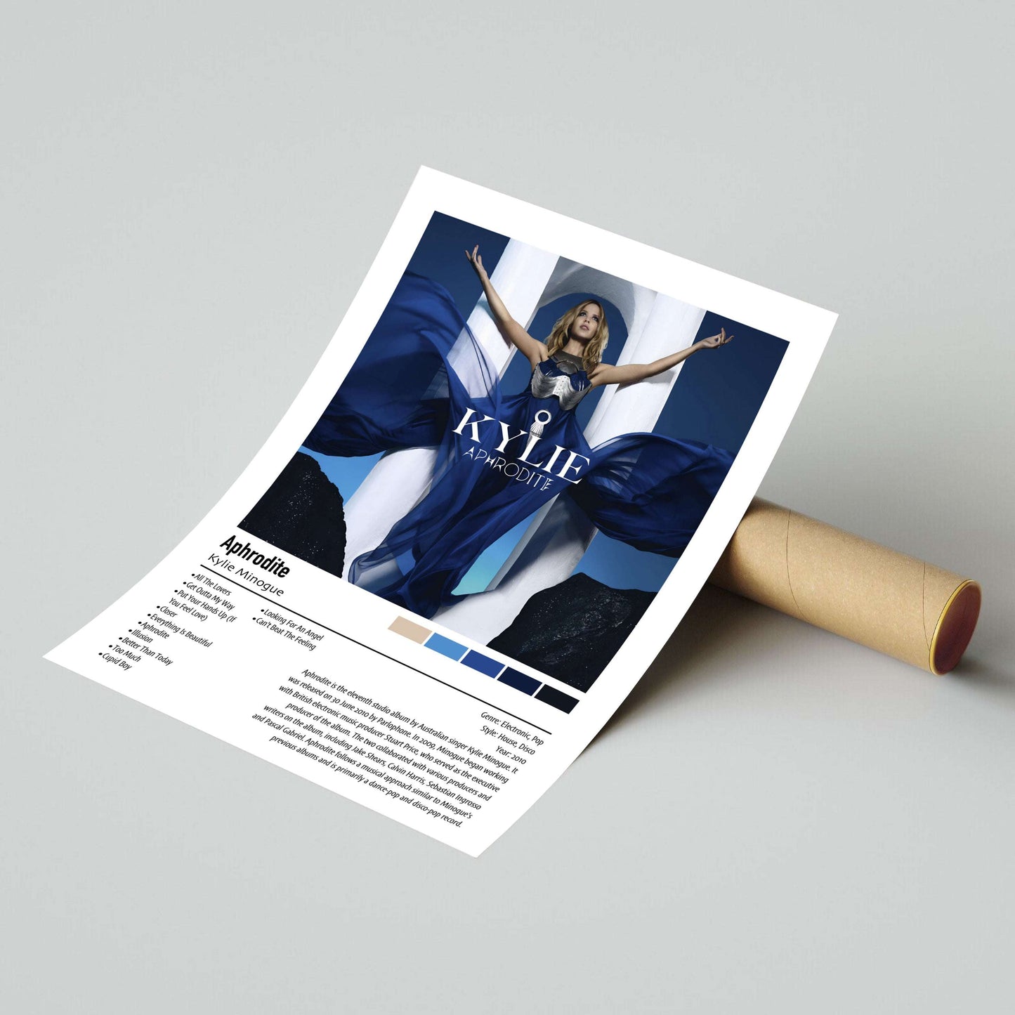 Kylie Minogue | Aphrodite | Custom Album Cover Poster Print