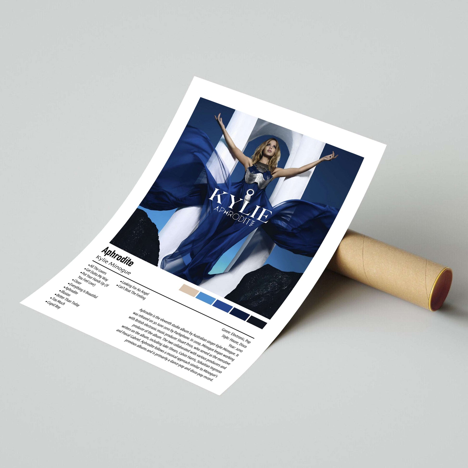 Kylie Minogue | Aphrodite | Custom Album Cover Poster Print