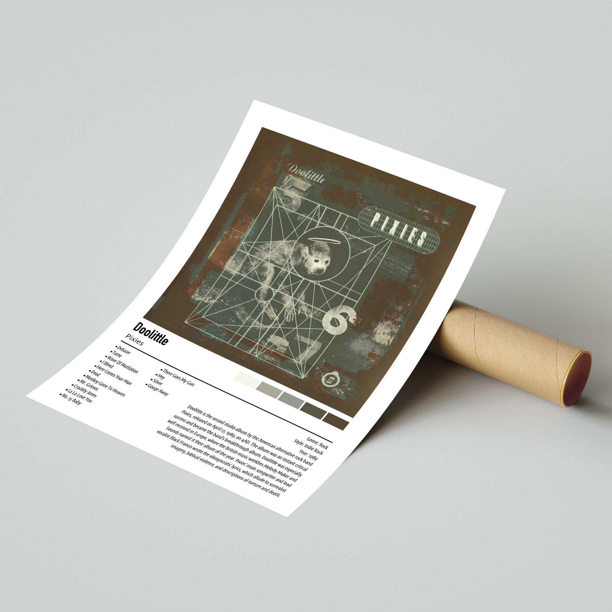 Pixies | Doolittle | Custom Album Cover Poster Print